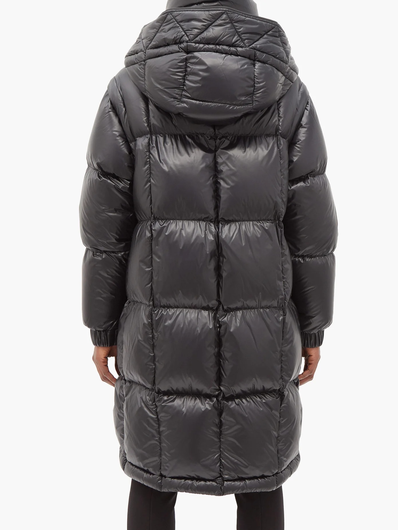 Entreves quilted down hooded jacket - 5