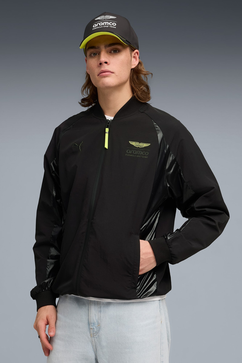 PUMA PUMA x ASTON MARTIN ARAMCO F1® TEAM Men's Bomber Jacket outlook