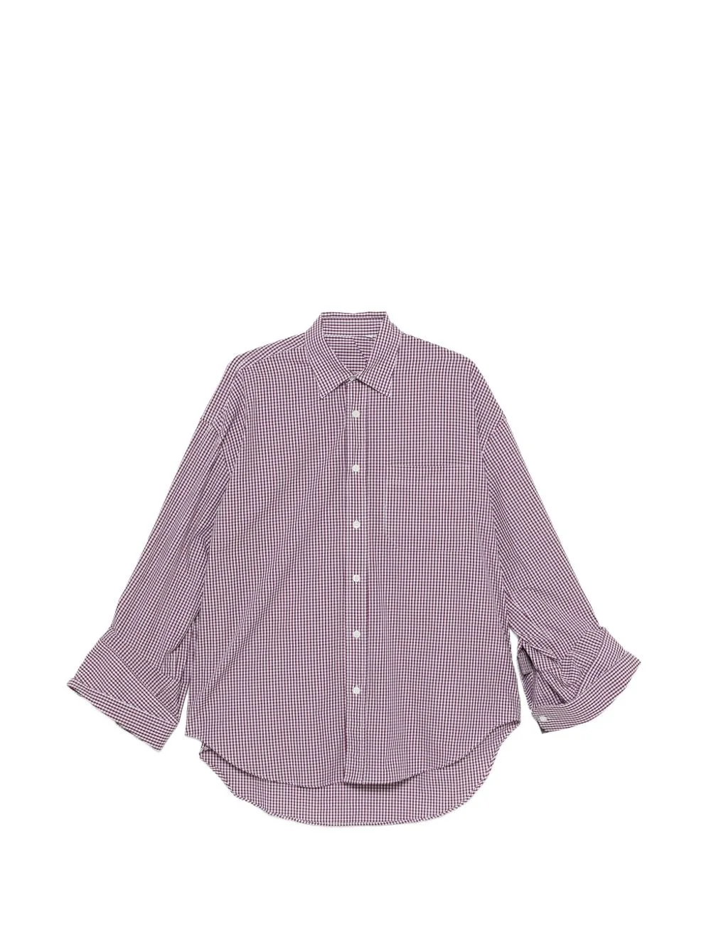 M.Y. gingham shirt - 1