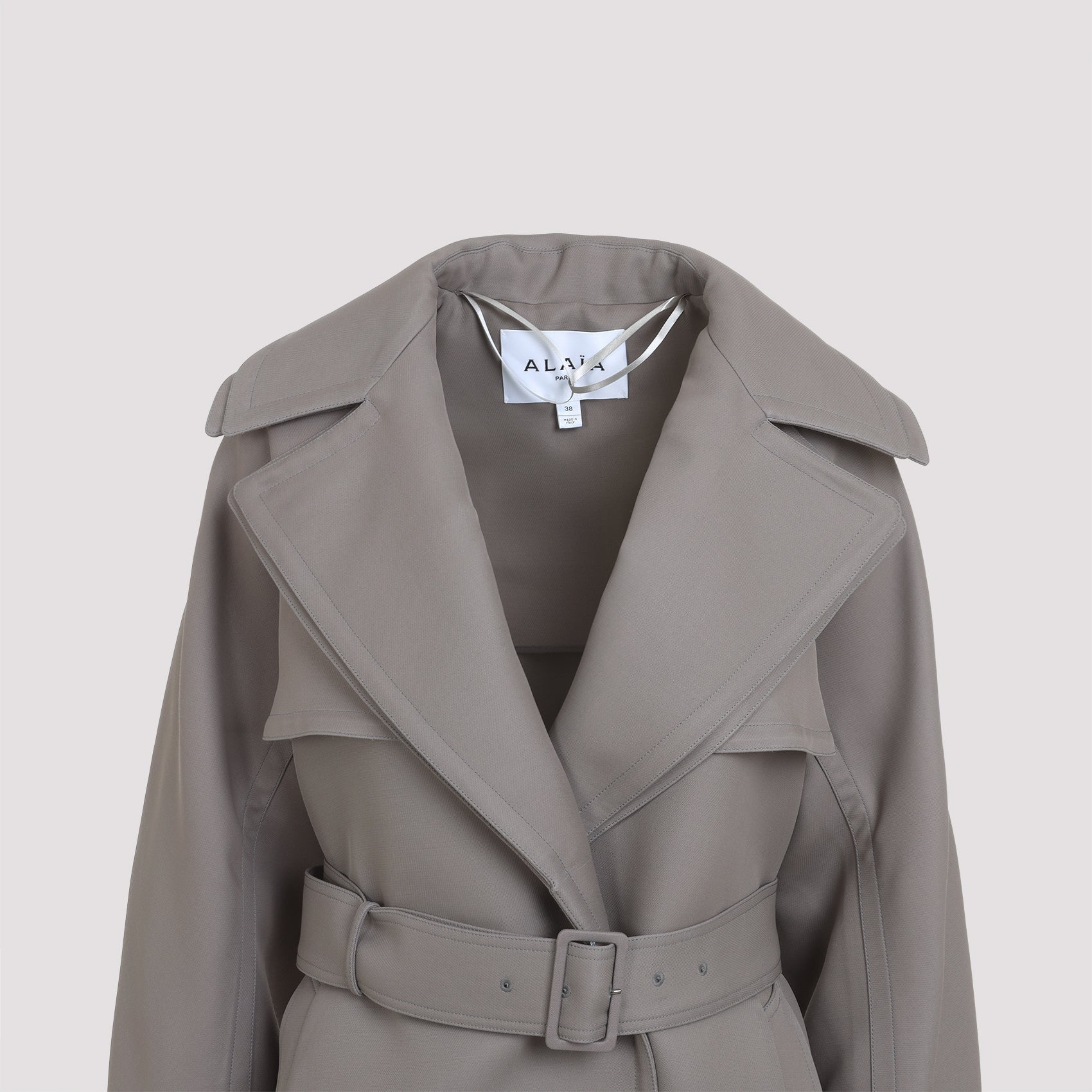Alaïa Trench Coact Double Diagonal Women - 3