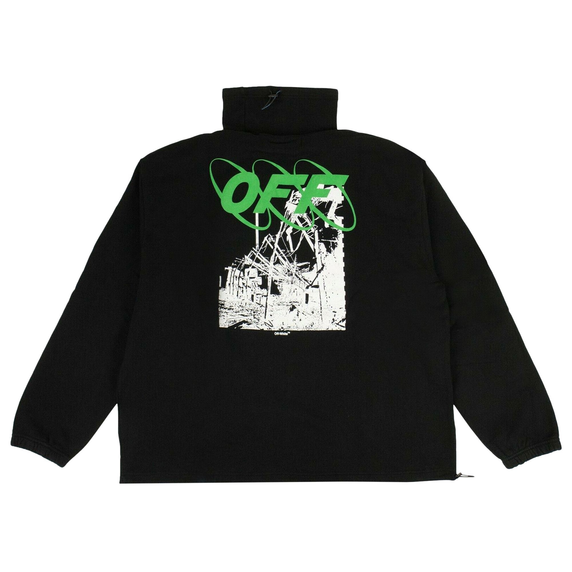 Off-White Ruined Factory Sweatshirt 'Black' - 2