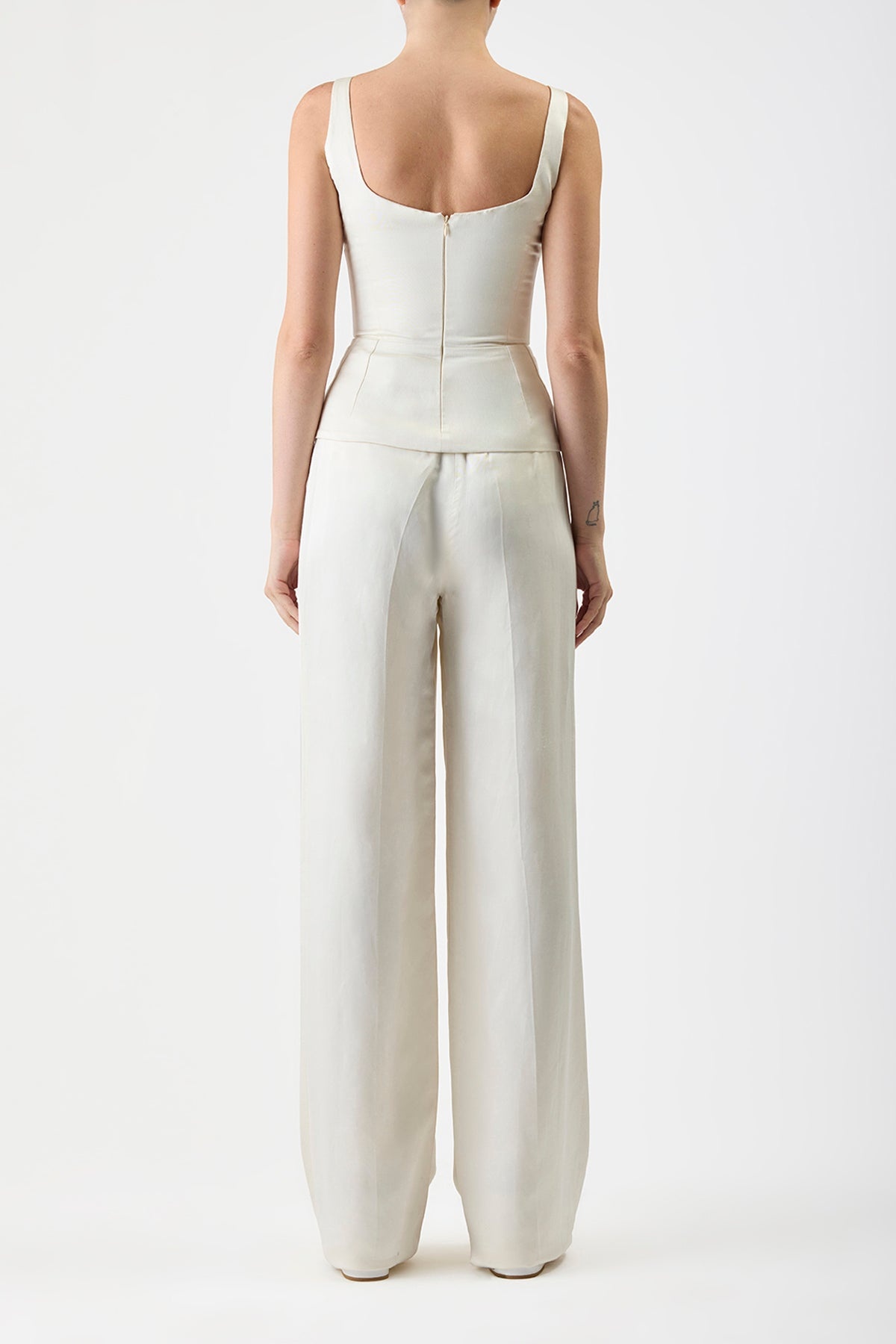 Vargas Pants in Silk Linen - 4