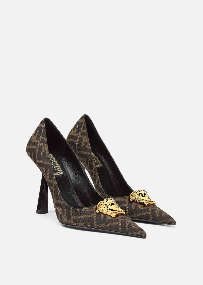 VERSACE Fendace FF Jacquard Pumps outlook
