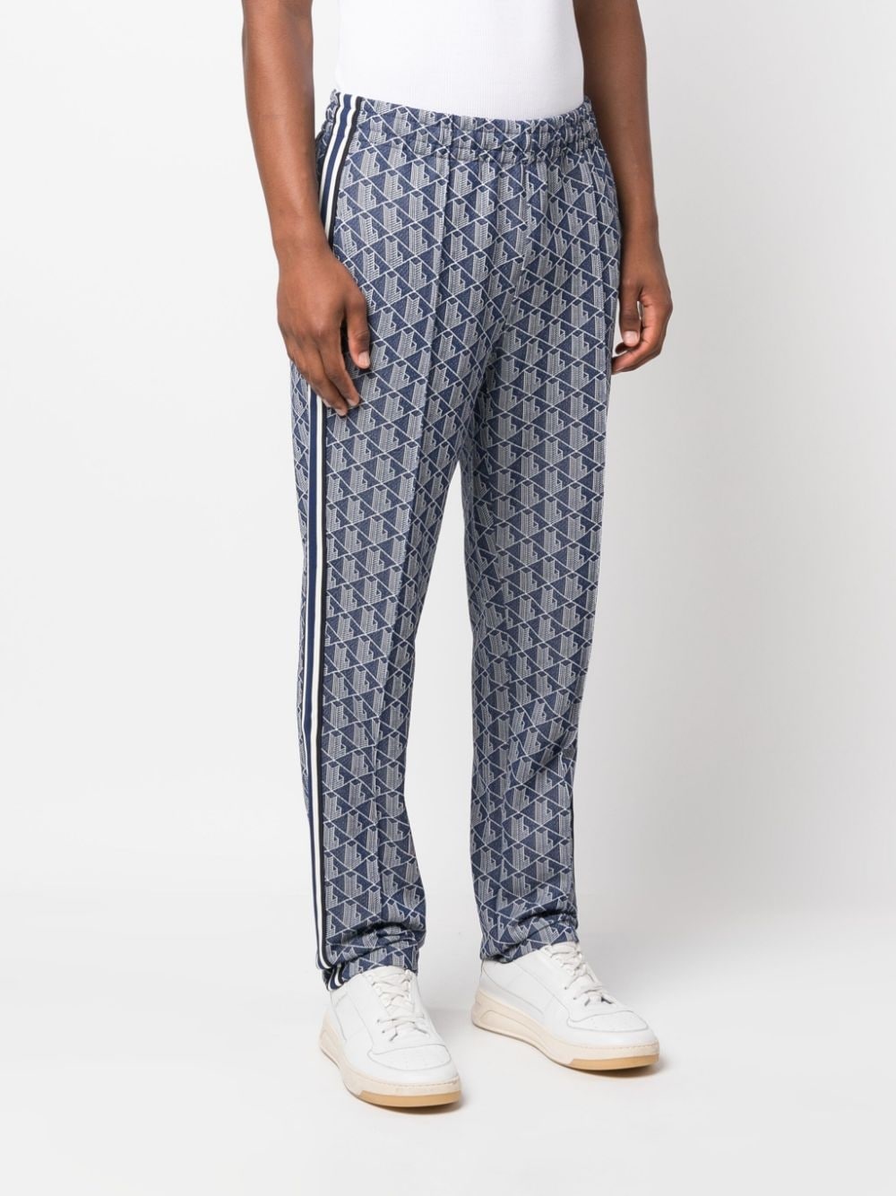 jacquard monogram-pattern track pants - 3