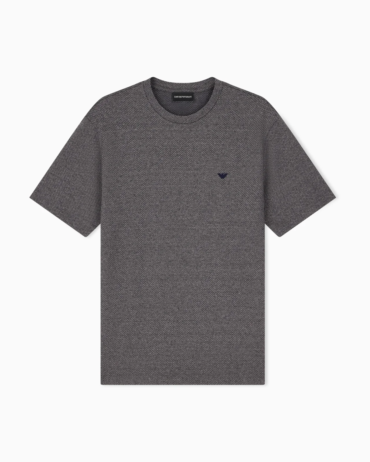 JACQUARD JERSEY MÉLANGE T-SHIRT - 1