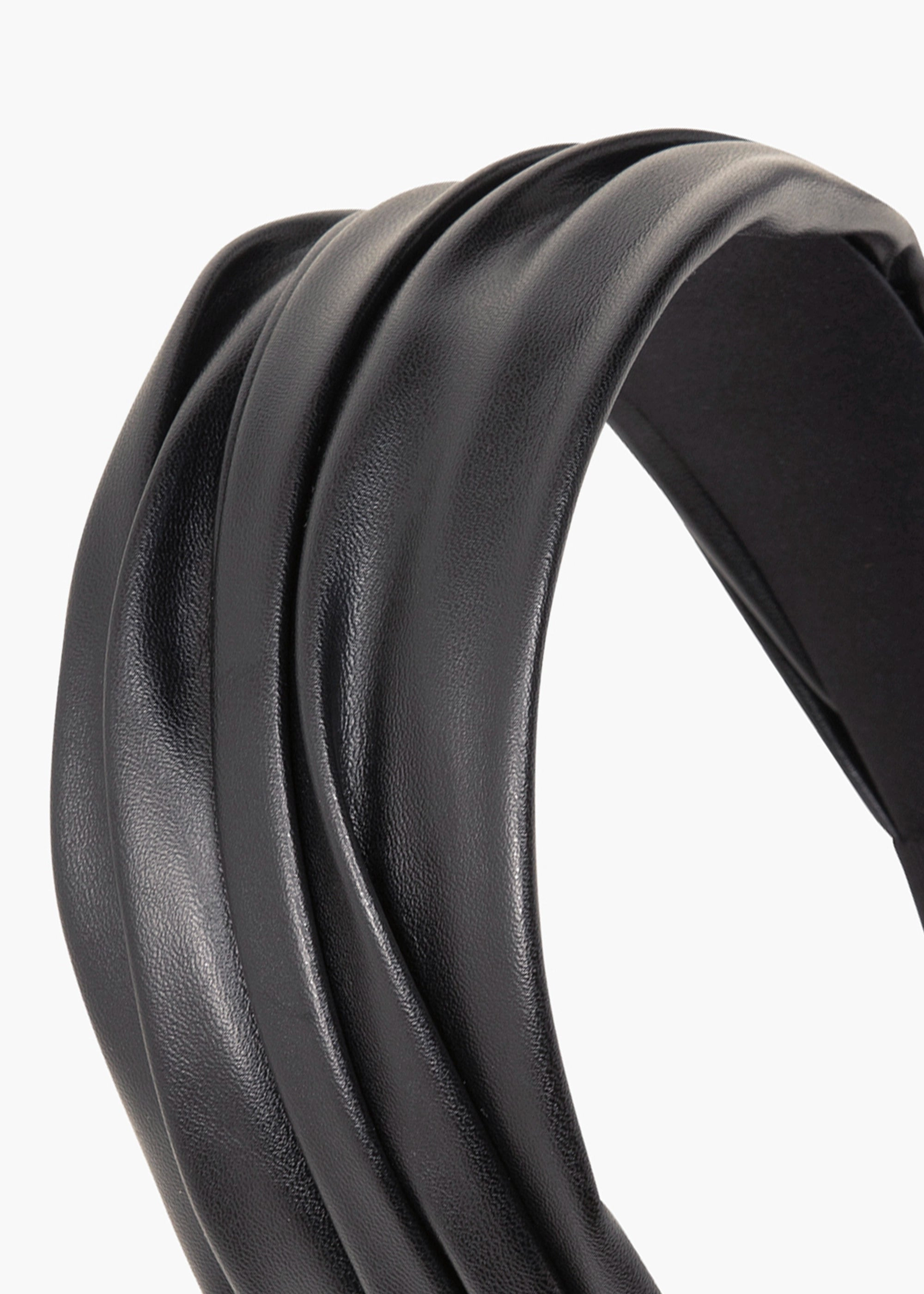 Natasha Vegan Leather Headband - 4