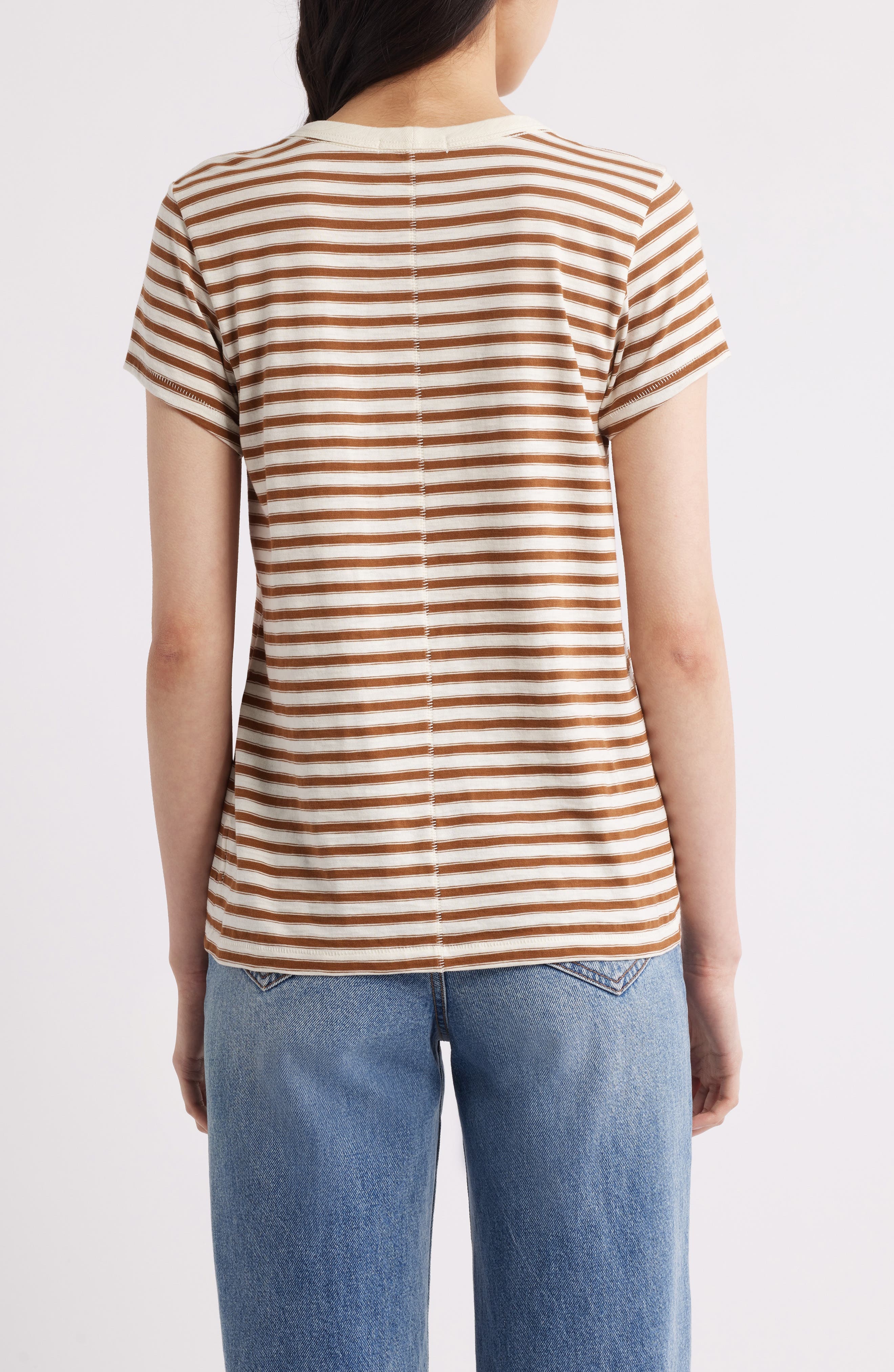 rag & bone The Slub Stripe T-Shirt in Wrbrm at Nordstrom - 2