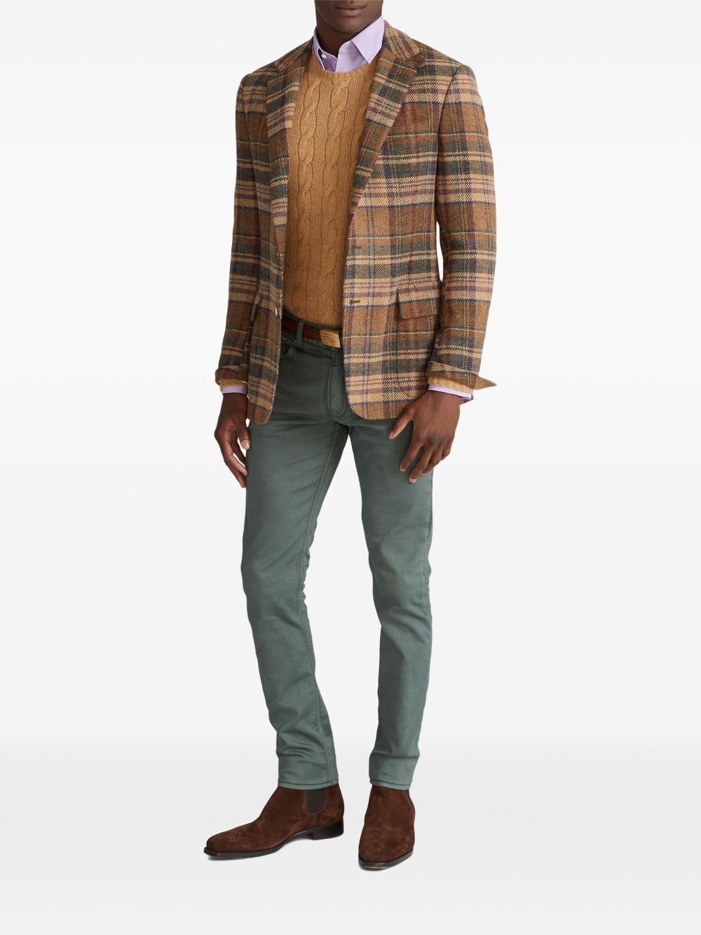 cable-knit jumper - 2