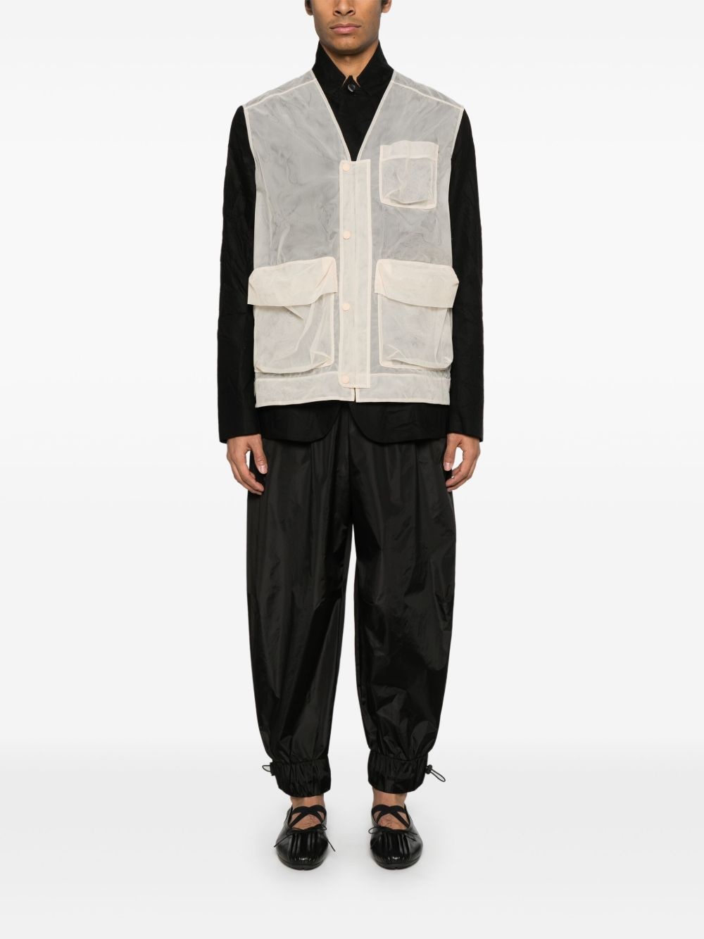 daisy-embellished track pants - 2