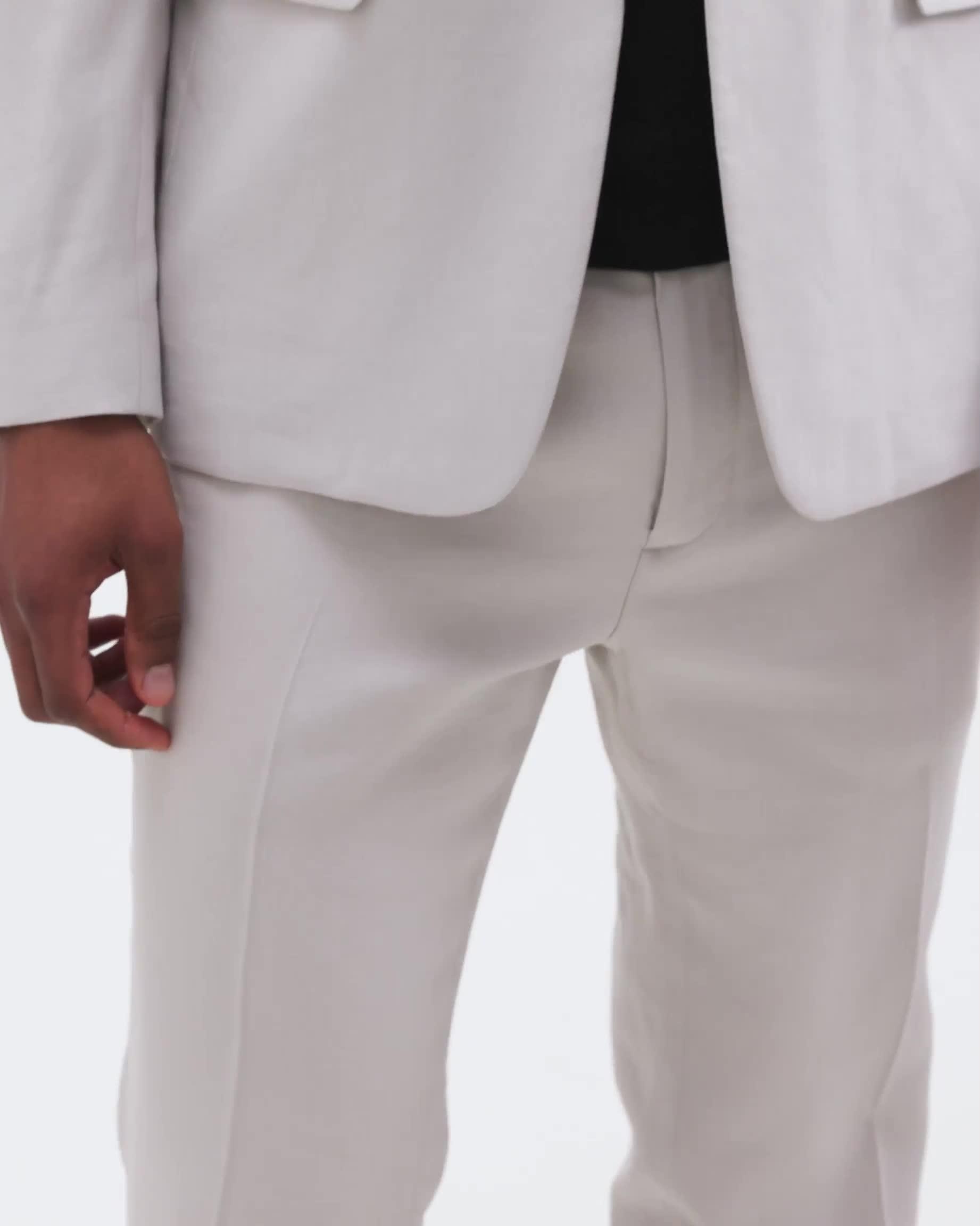 Morton Slim Blazer in Linen-Viscose - 7