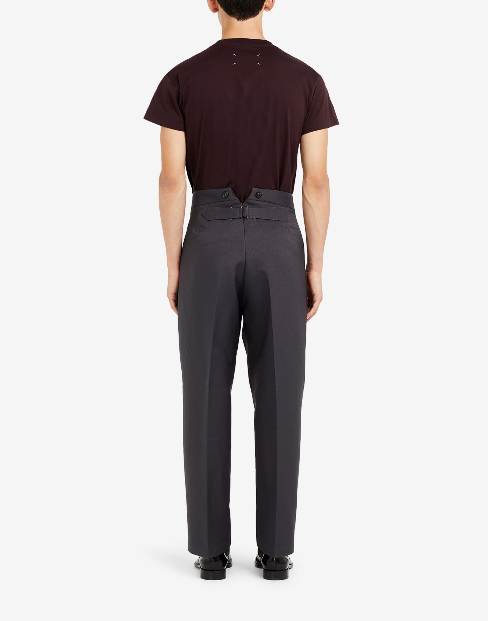 Pleat cropped trousers - 4