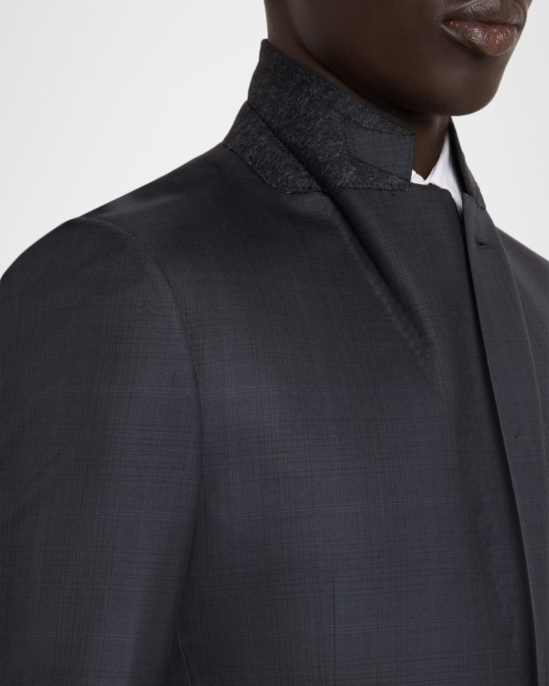 Men's 15milmil15 Wool Tonal Plaid Two-Piece Suit 8