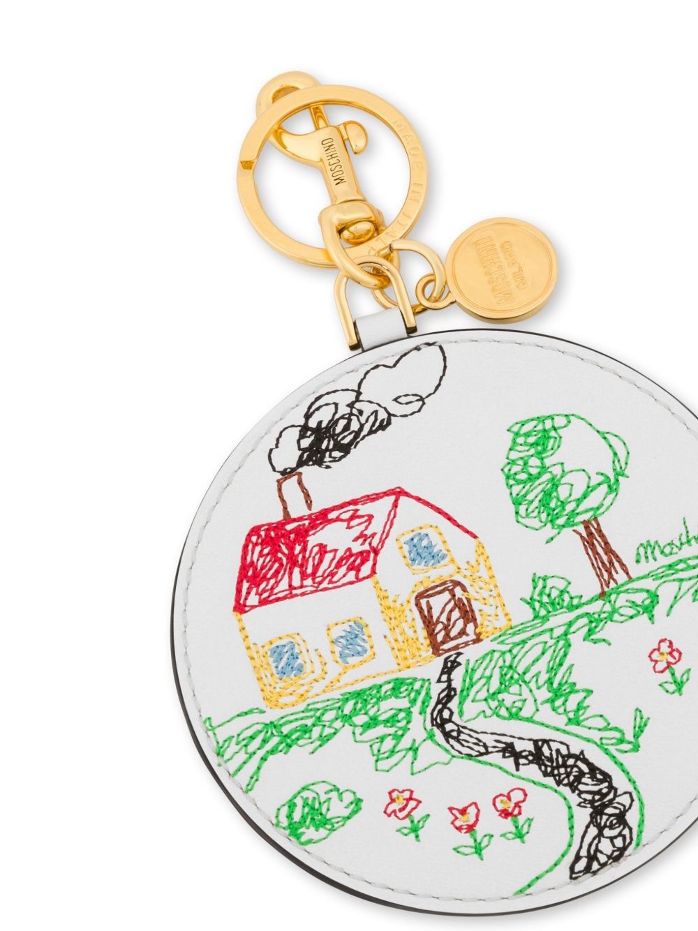 embroidered keyring - 3
