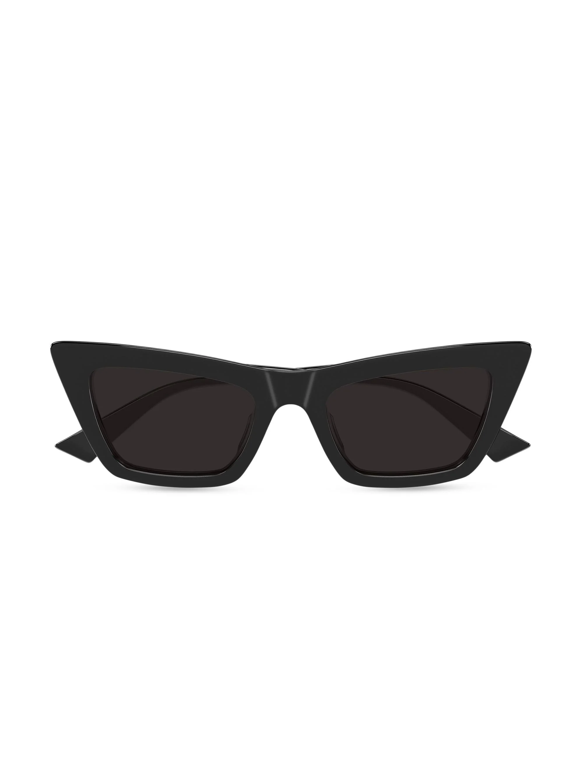 Women's Snap Ribbon 53MM Cat-Eye Sunglasses - Black - 1