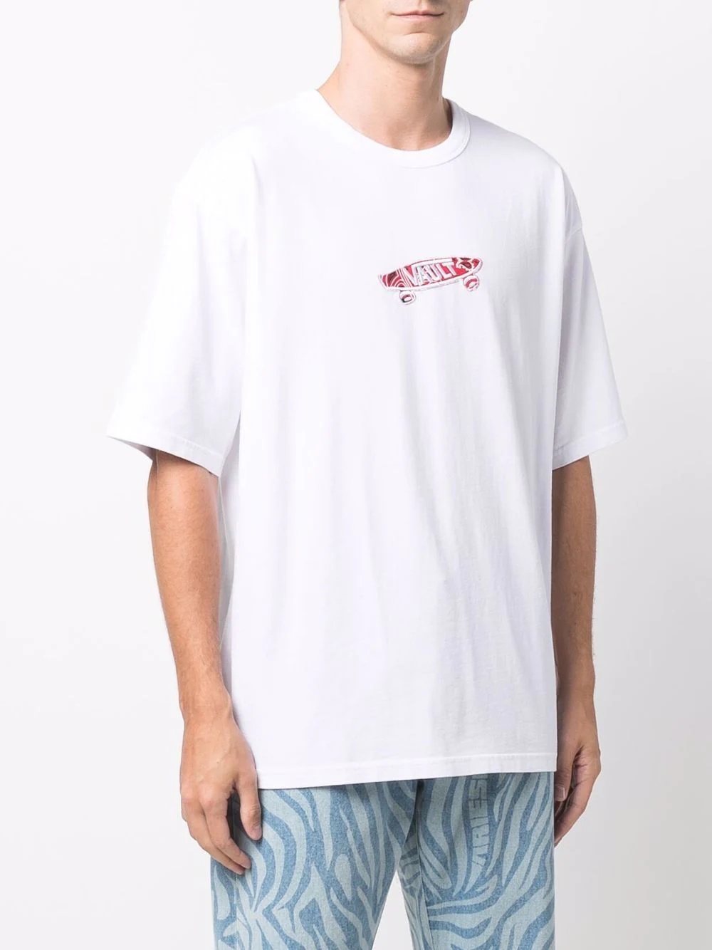 embroidered-logo T-shirt - 3