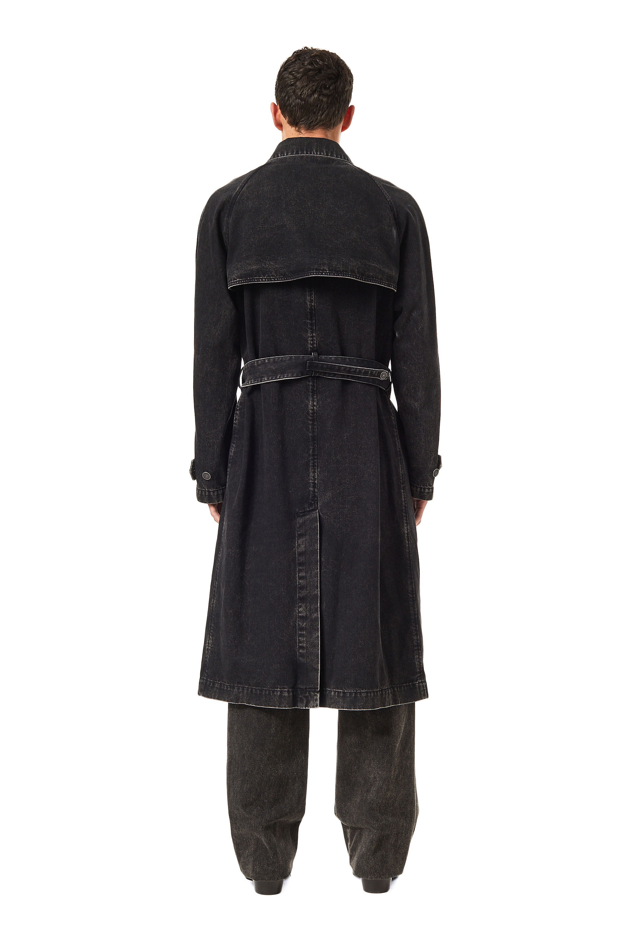 D-DELIRIOUS DOUBLE BREASTED TRENCH COAT - 4