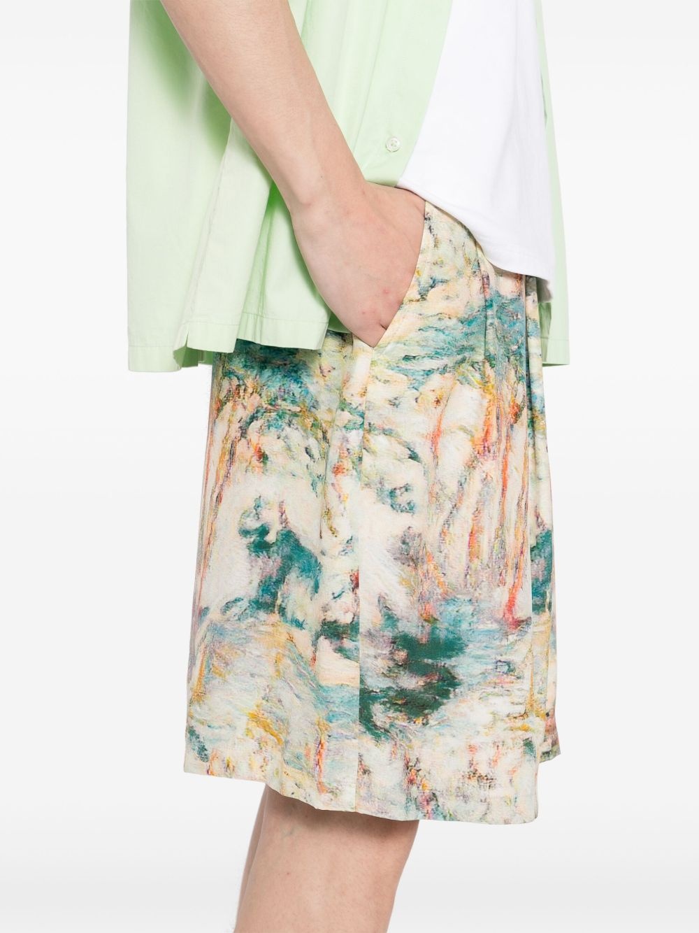 graphic-printed shorts - 5