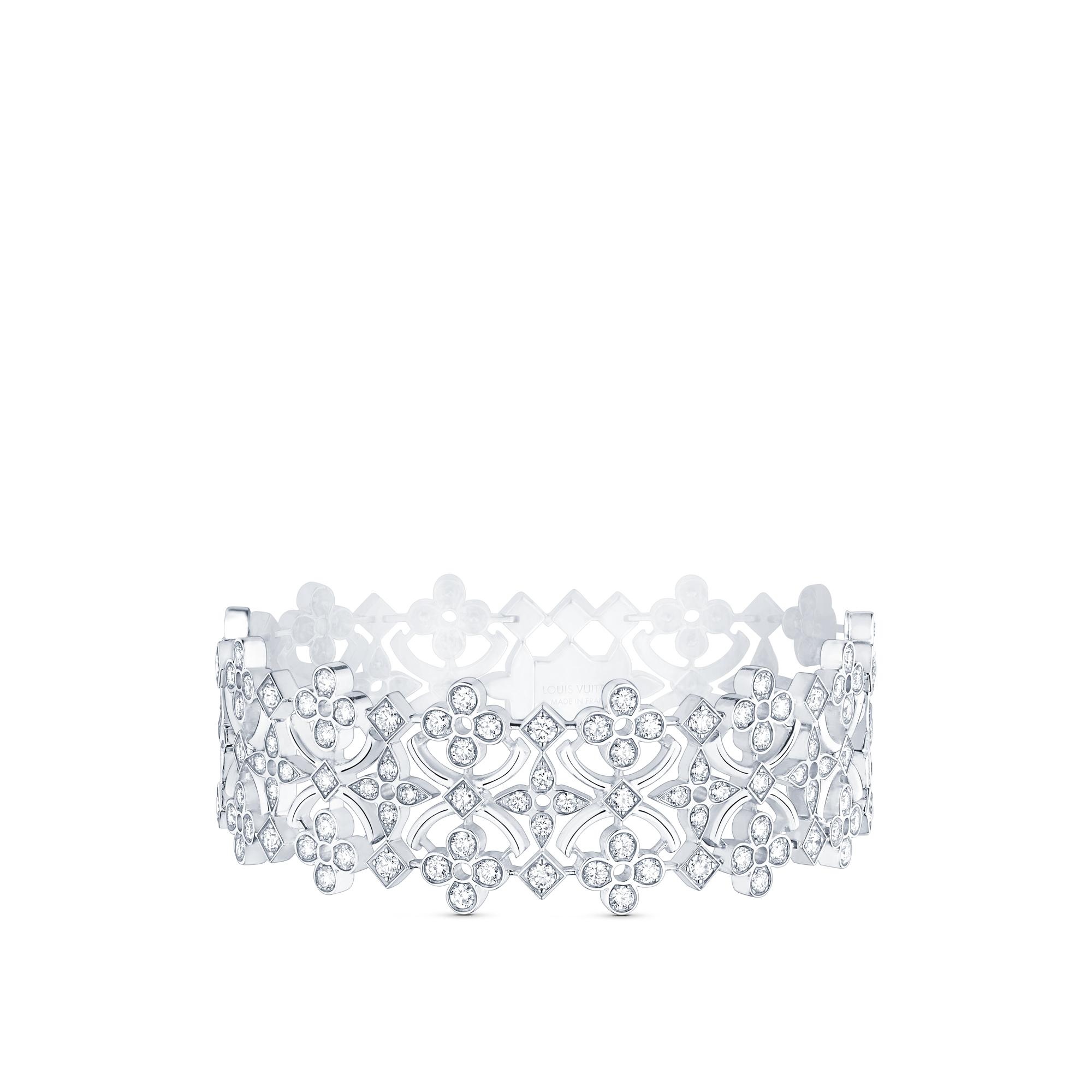 Dentelle Masterpiece Bracelet, White Gold And Diamonds - 1