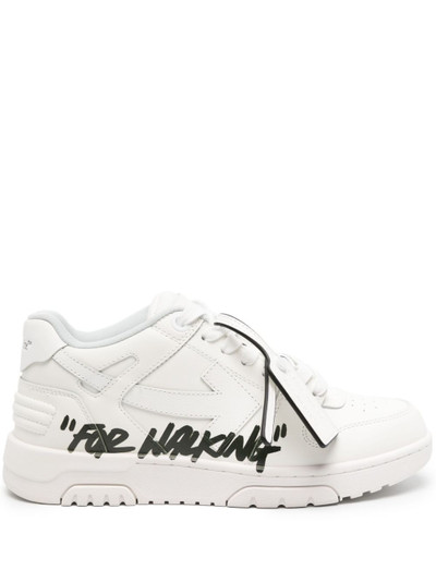 Off-White Out Of Office "For Walking" leather sneakers outlook