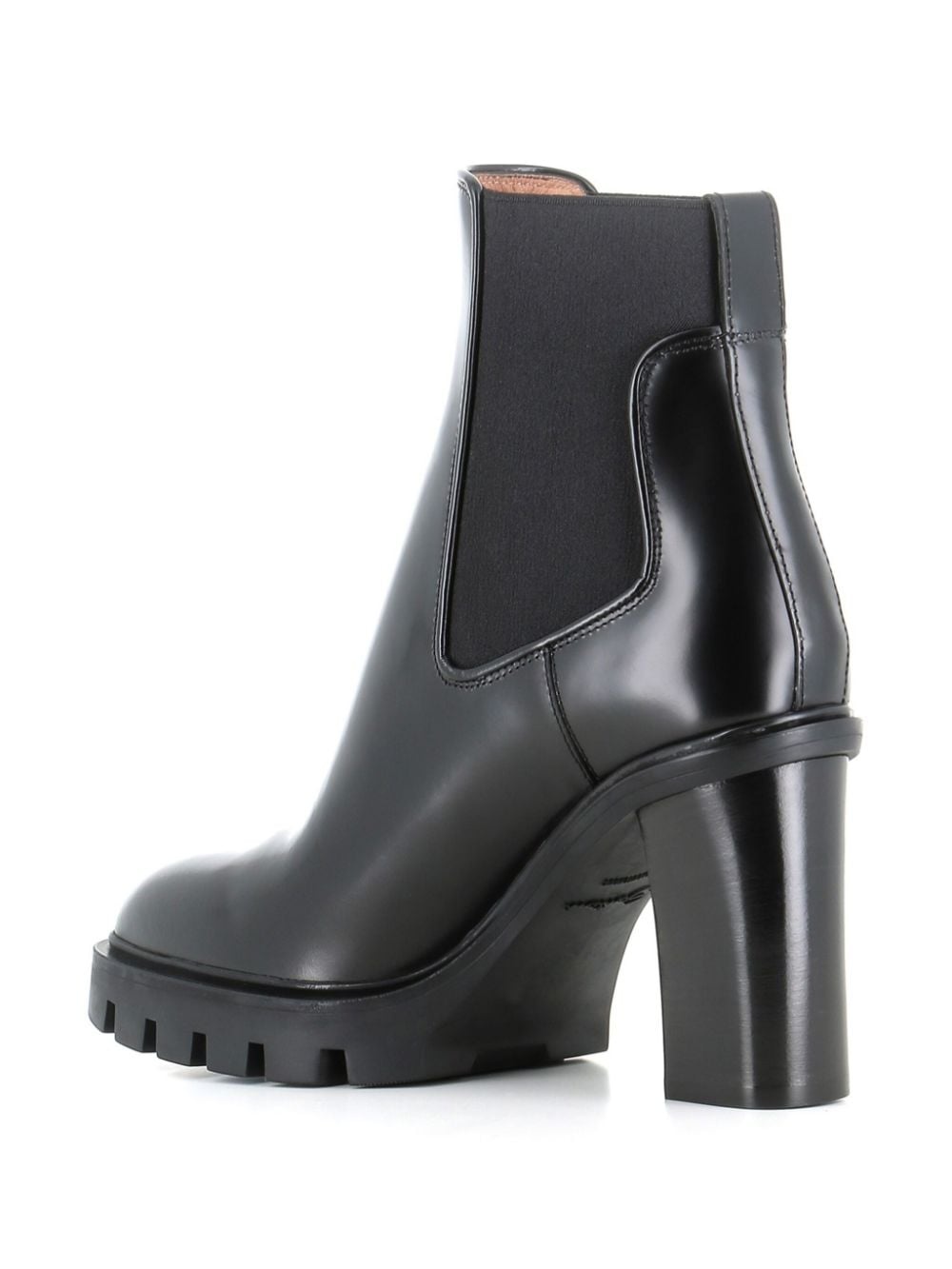 100mm leather ankle boots - 3