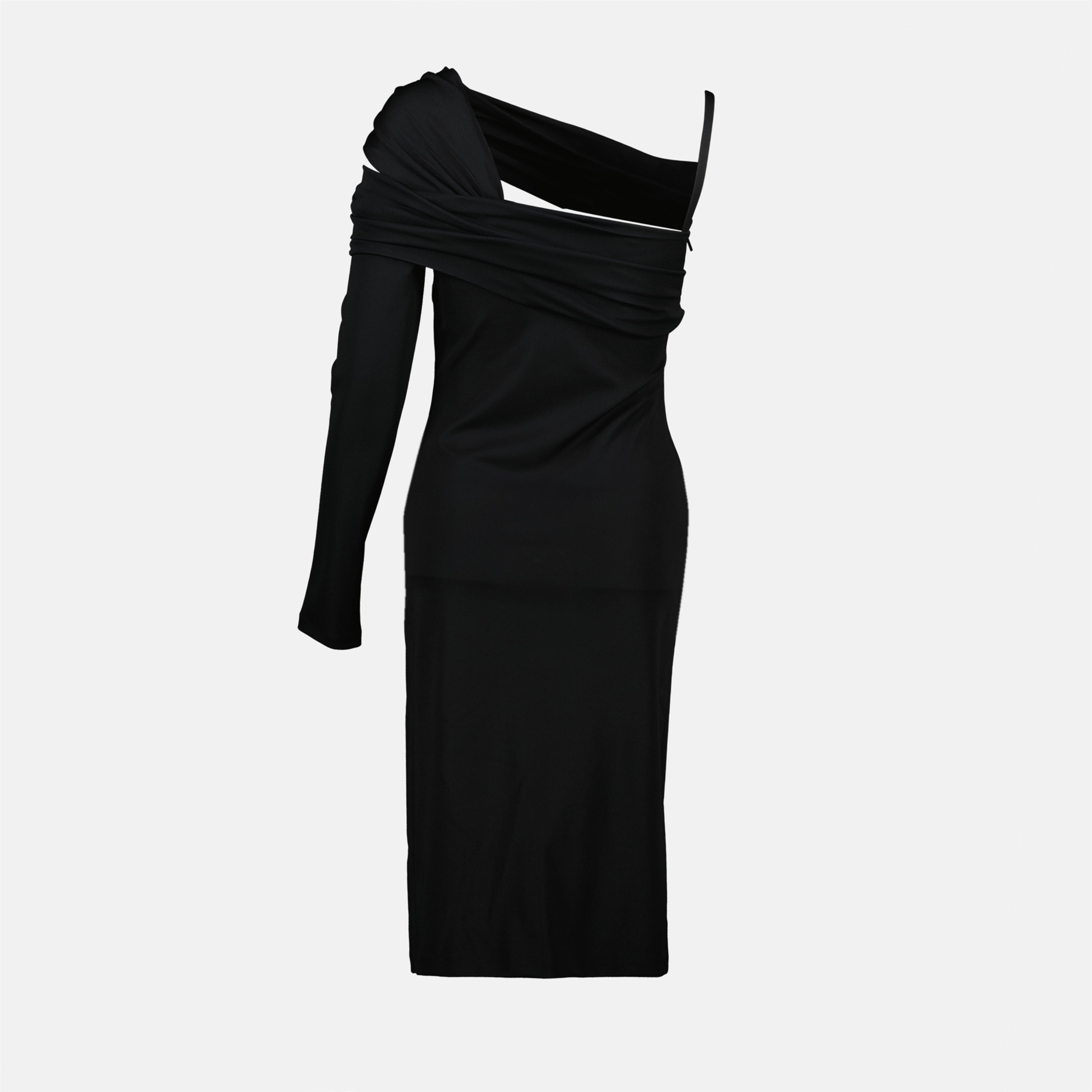 Robe asymétrique noire - 4