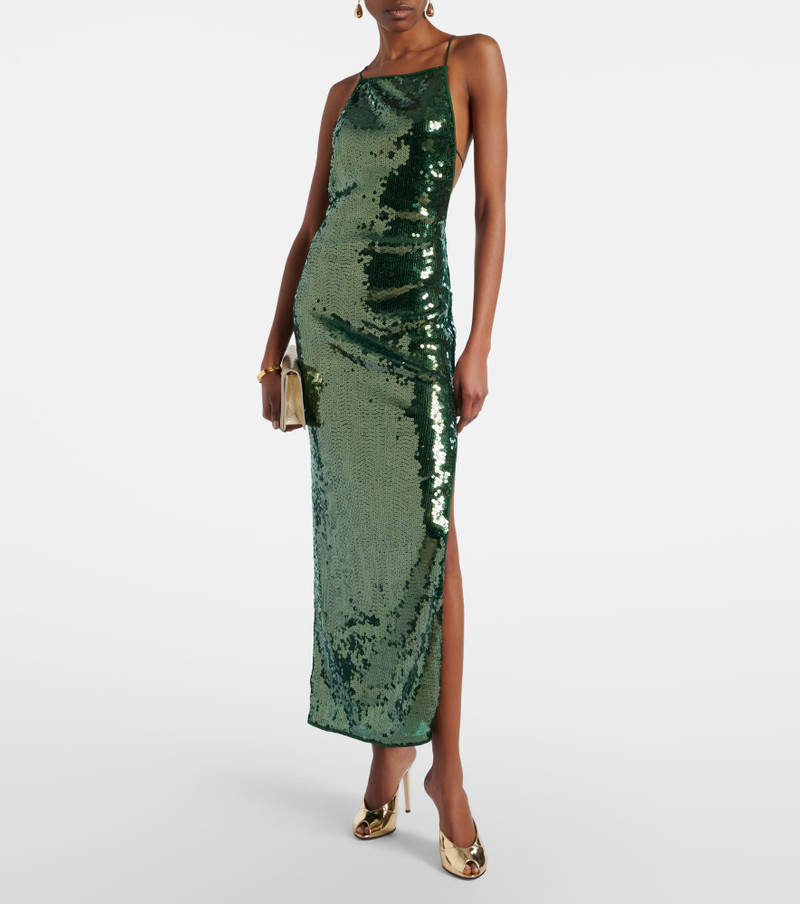 Oséree Marylin sequined maxi dress outlook