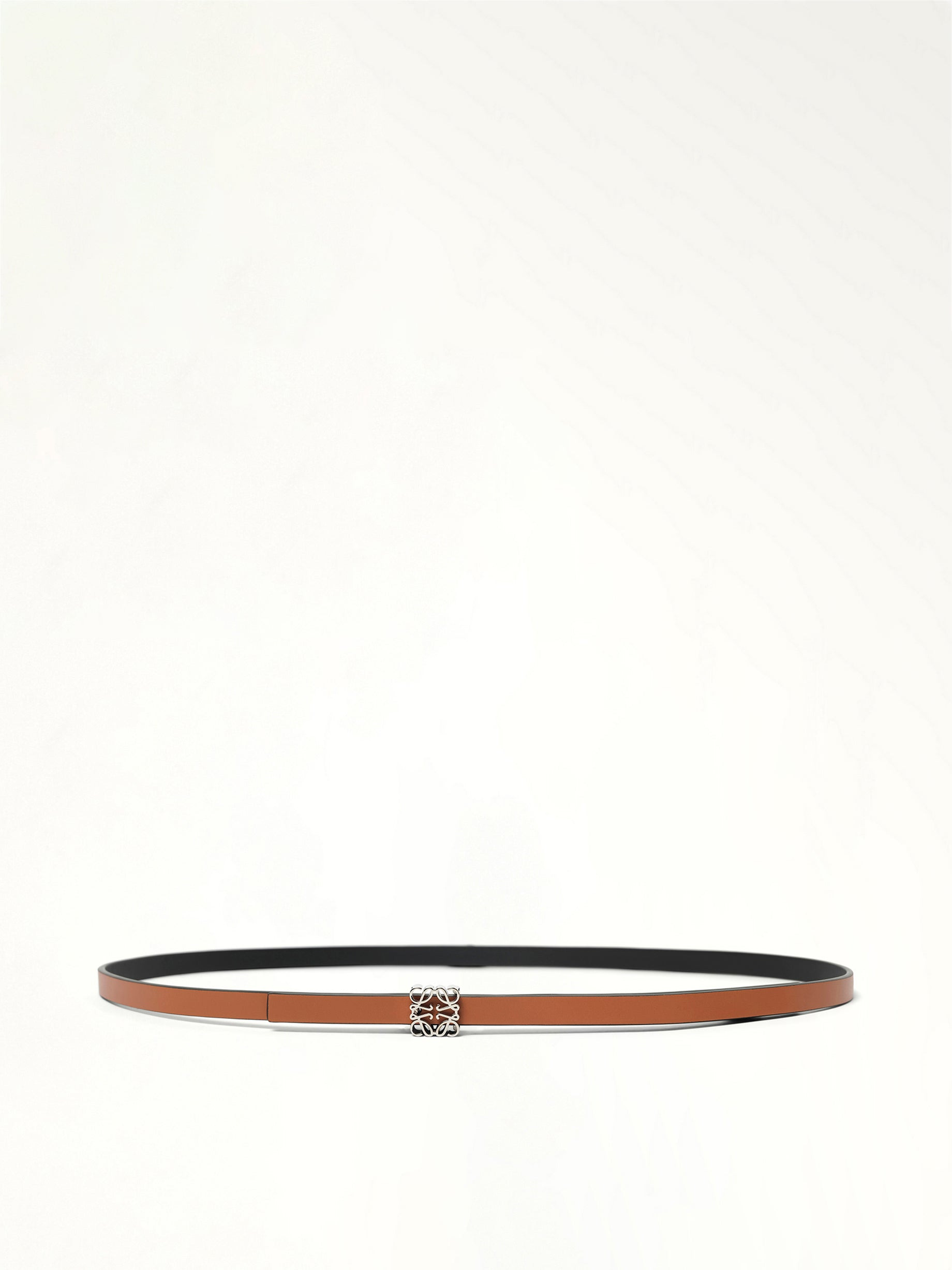 Anagram Cube Rev 1cm Belt in Black/Tan - 3
