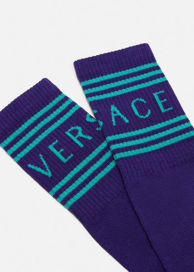 VERSACE Vintage Logo Long Socks outlook