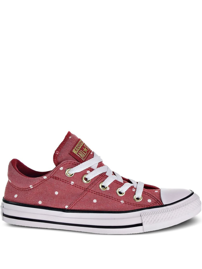 Chuck Taylor All Star polka dot "Gym Red/Gold/White" sneakers 1