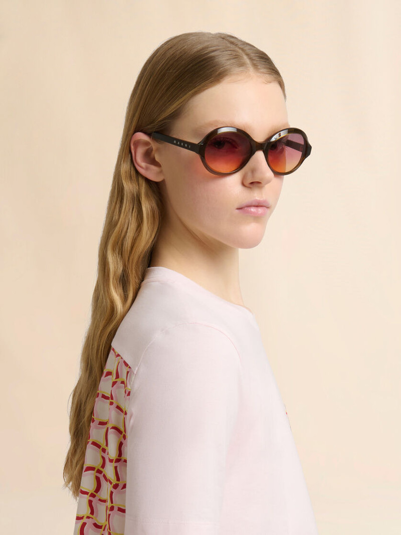 Marni BROWN NOZEA SUNGLASSES outlook