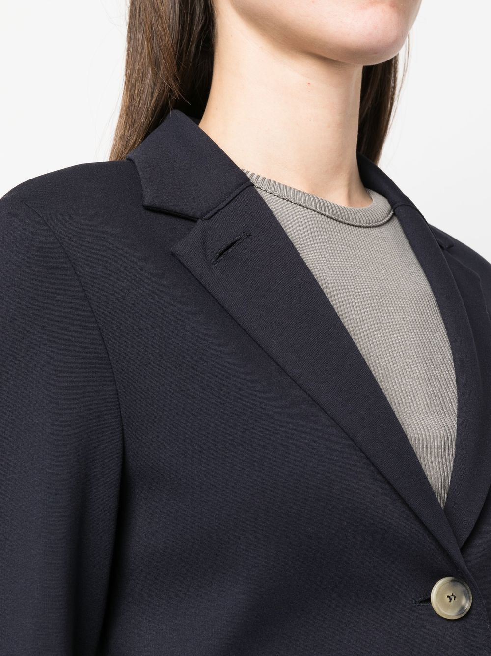 round hem blazer - 5