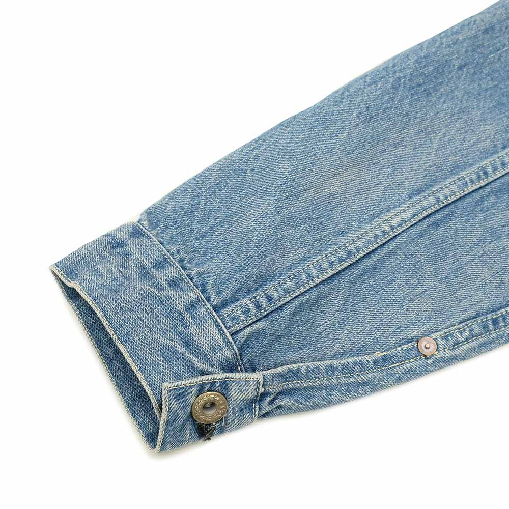 12oz DENIM WW2 MODEL JACKET - USED BLUE - RN29373246 - 6
