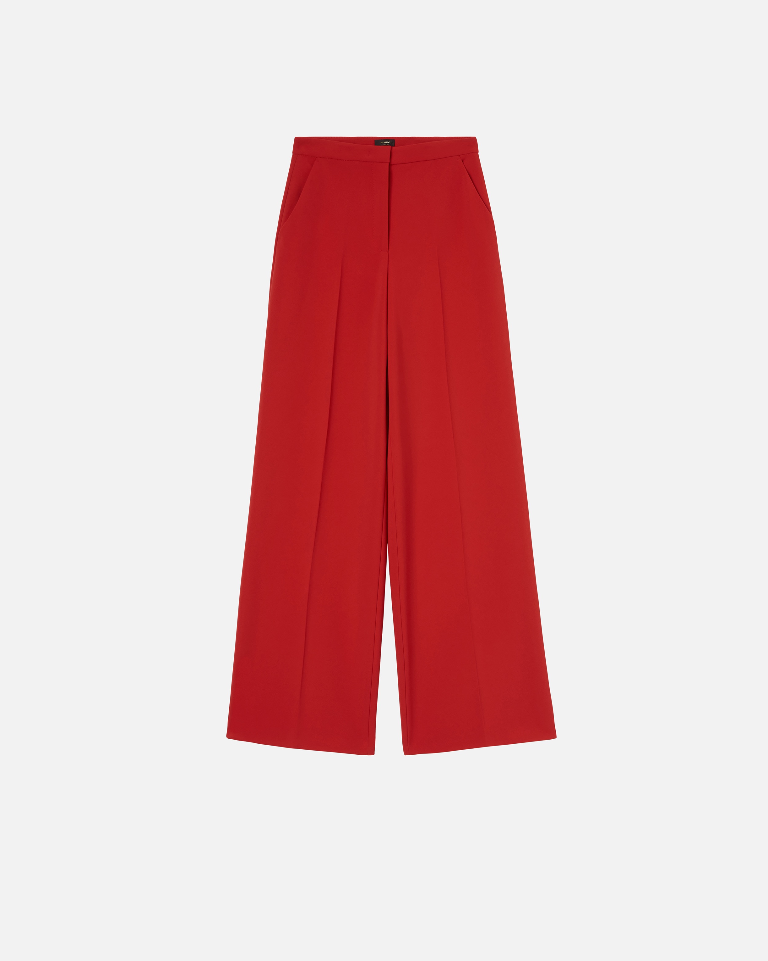 ELEGANT PALAZZO TROUSERS IN CREPE - 1