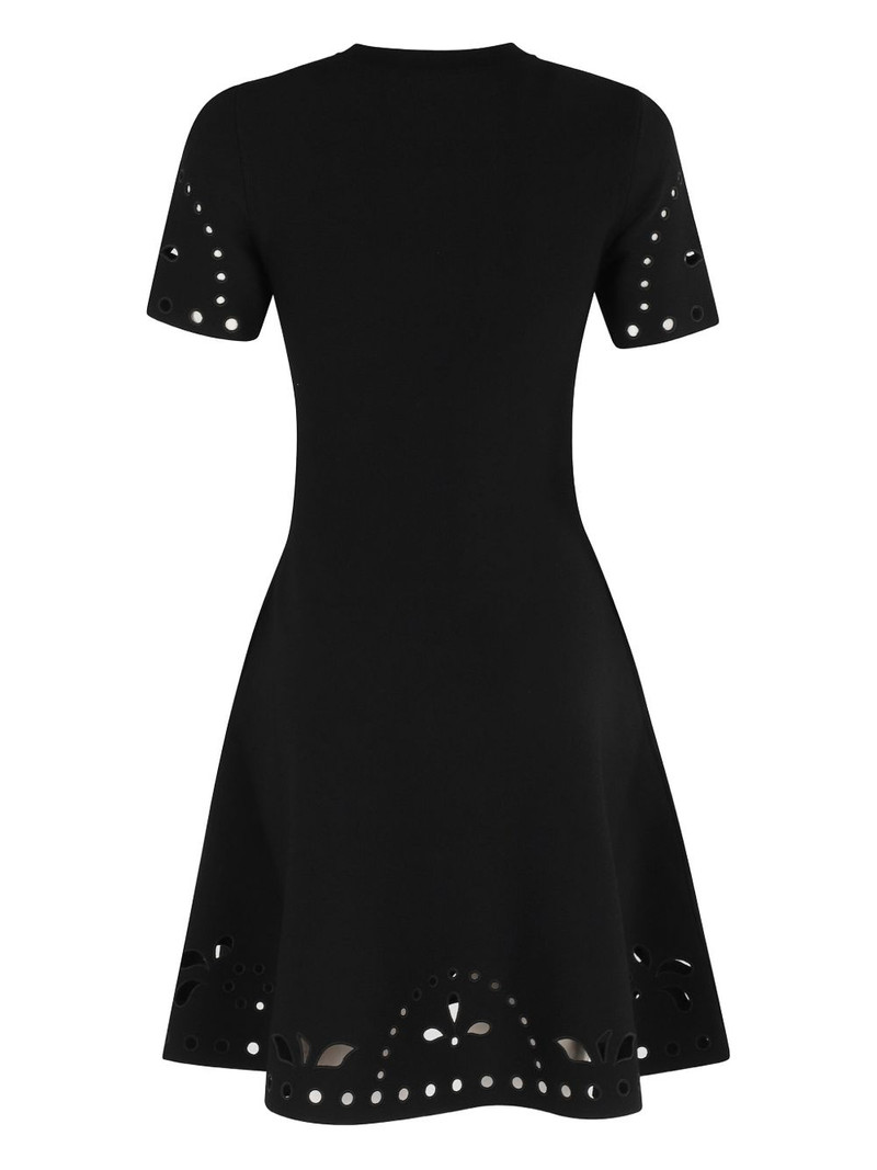 ULLA JOHNSON Fania laser-cut A-line dress outlook