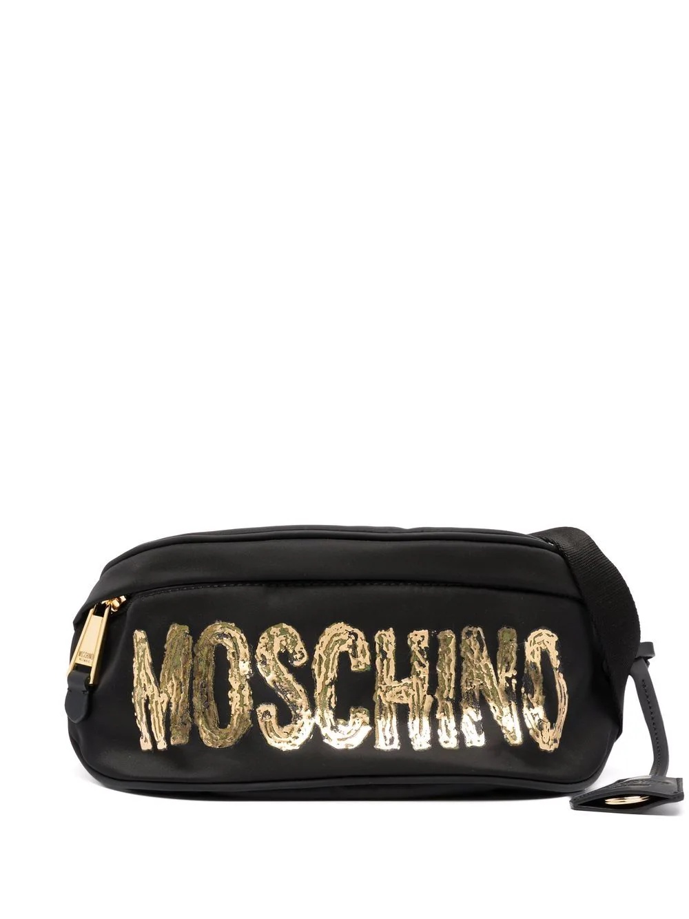 logo-print belt bag - 1