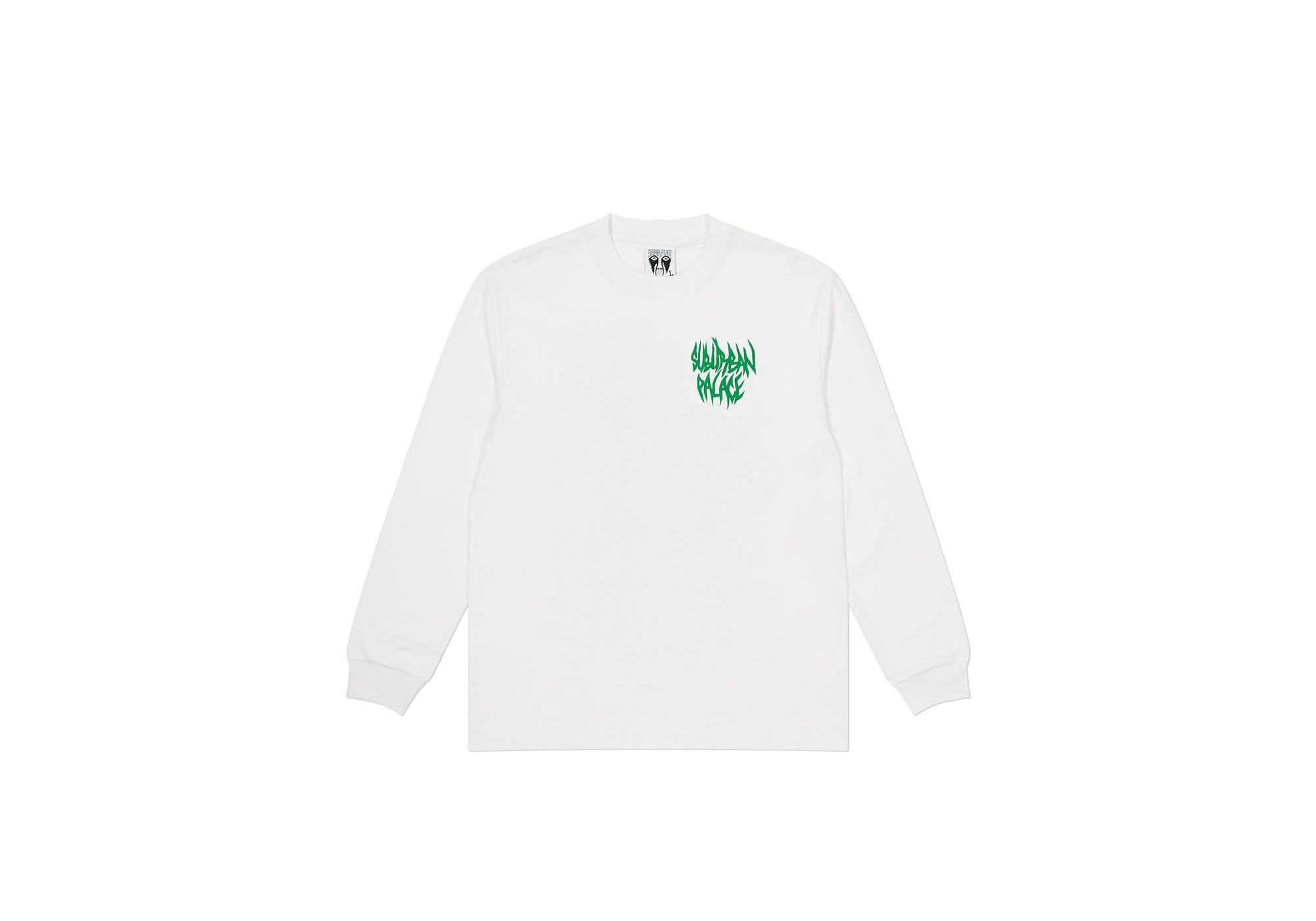 PALACE SUBURBAN BLISS FLOWER FACES LONGSLEEVE WHITE - 2