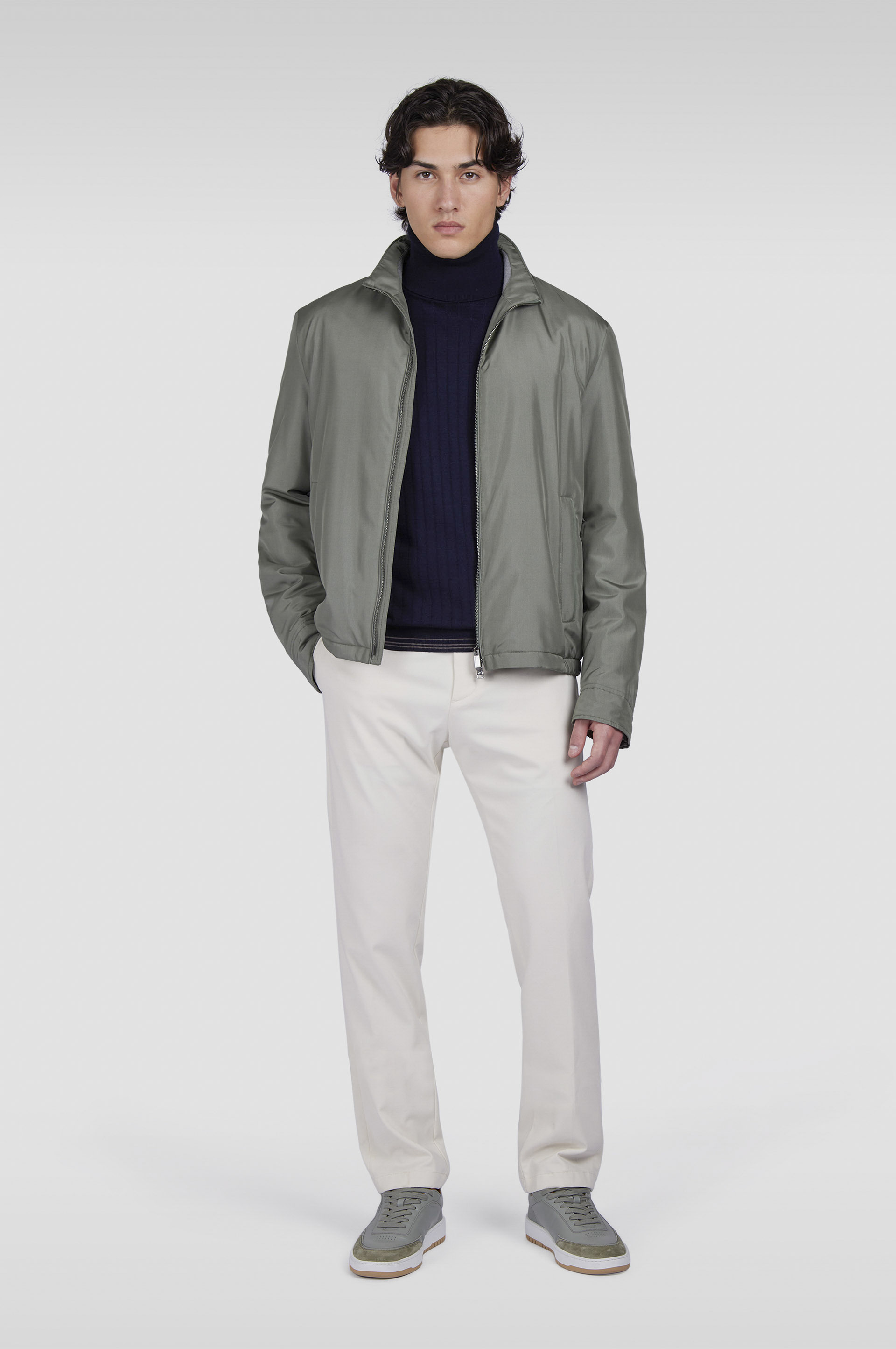 WOOL AND CASHMERE TURTLENECK SWEATER - 2