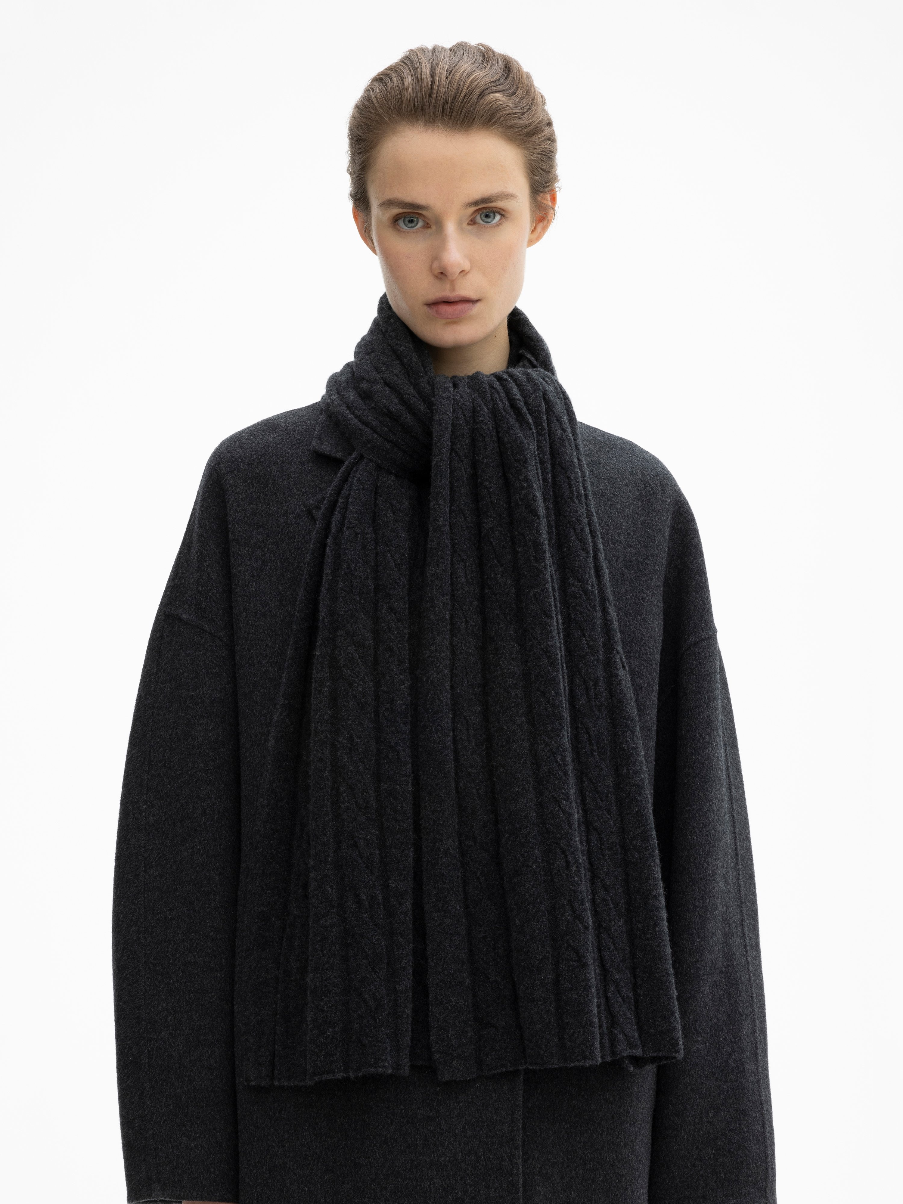 Cashmere blend scarf - 4