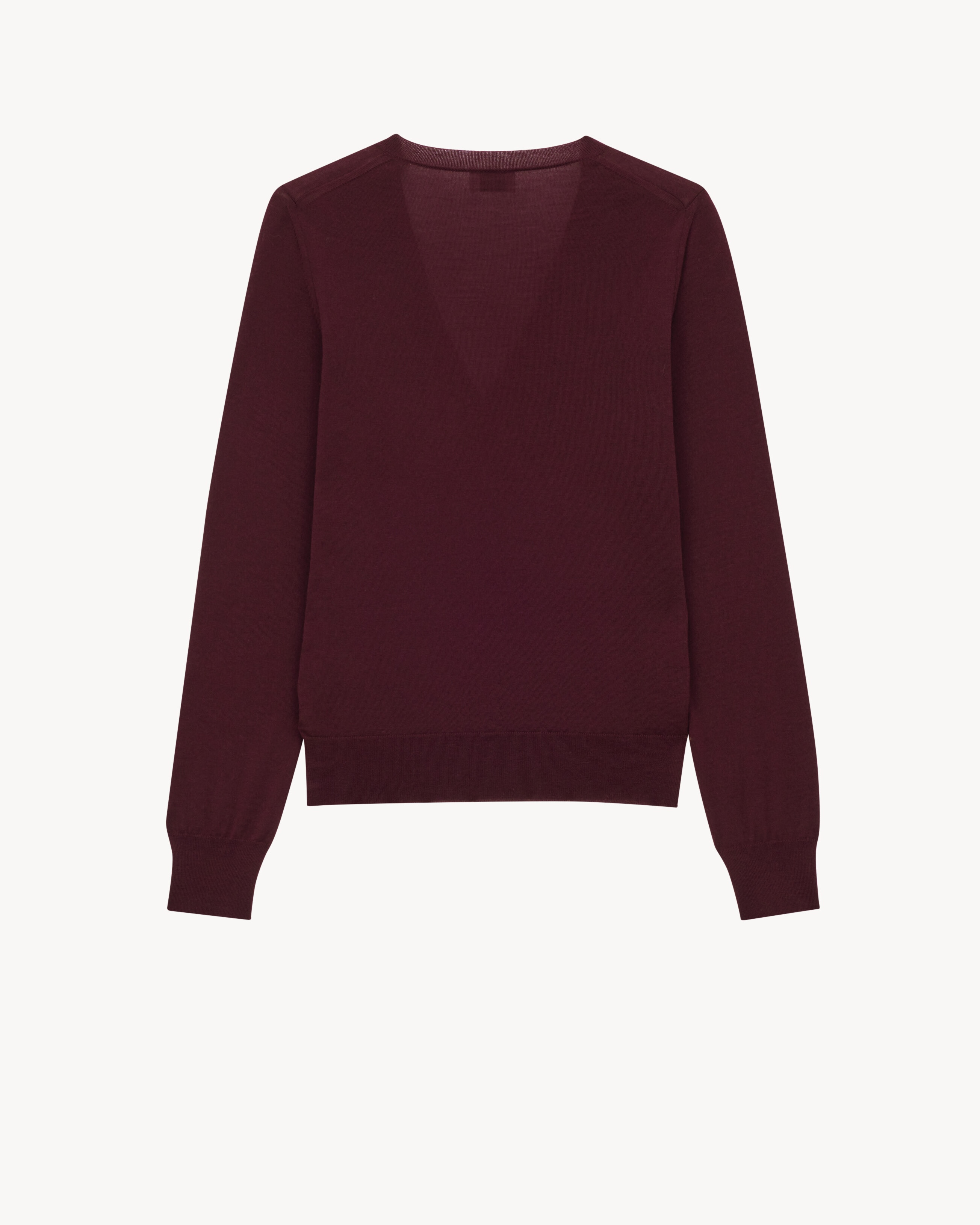 V-NECK SWEATER IN WOOL - 2