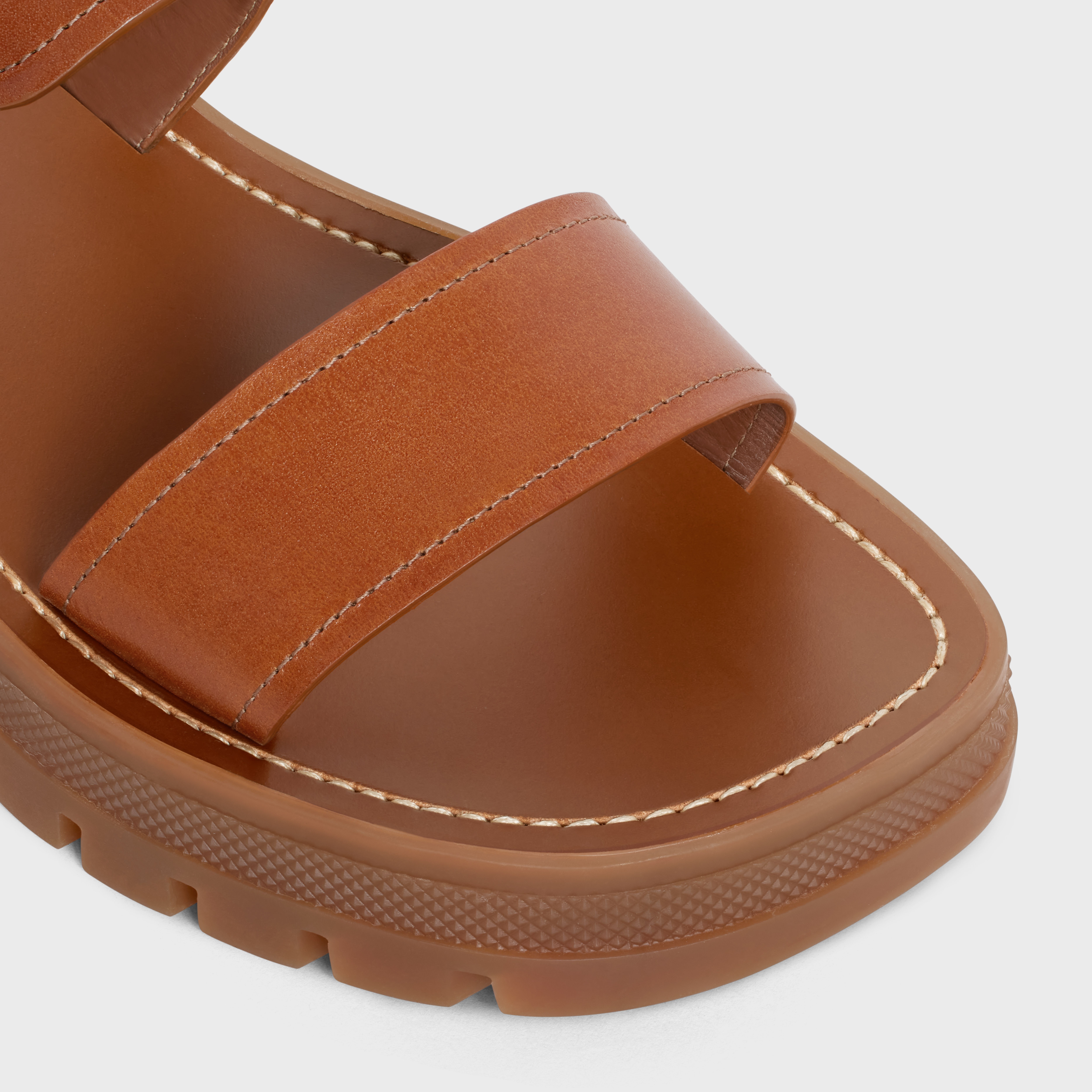 CLEA TRIOMPHE SANDAL in CALFSKIN - VEGETAL TANNING - 4