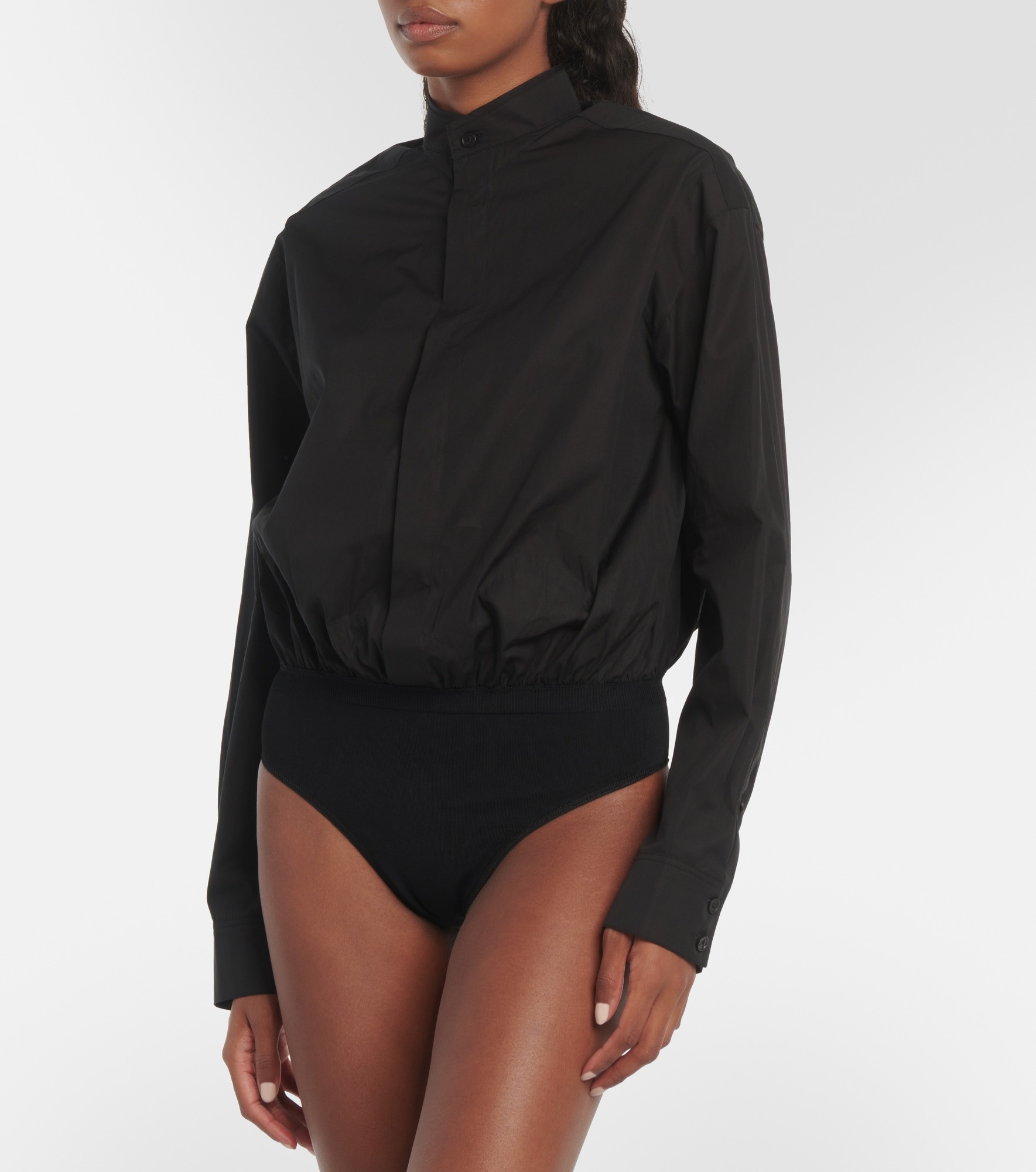Cotton poplin bodysuit - 3