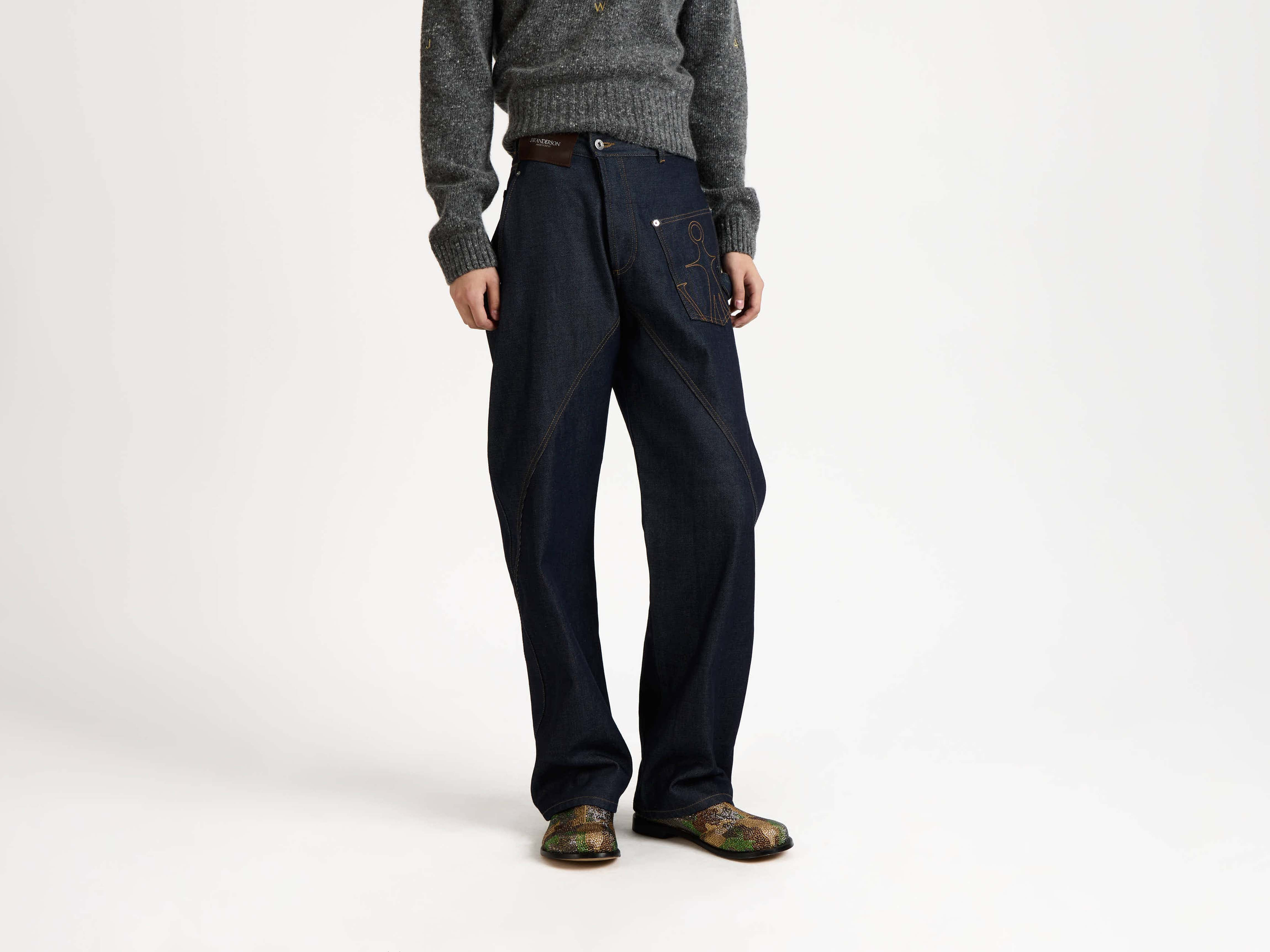 TWISTED WORKWEAR DENIM JEANS IN INDIGO - 4