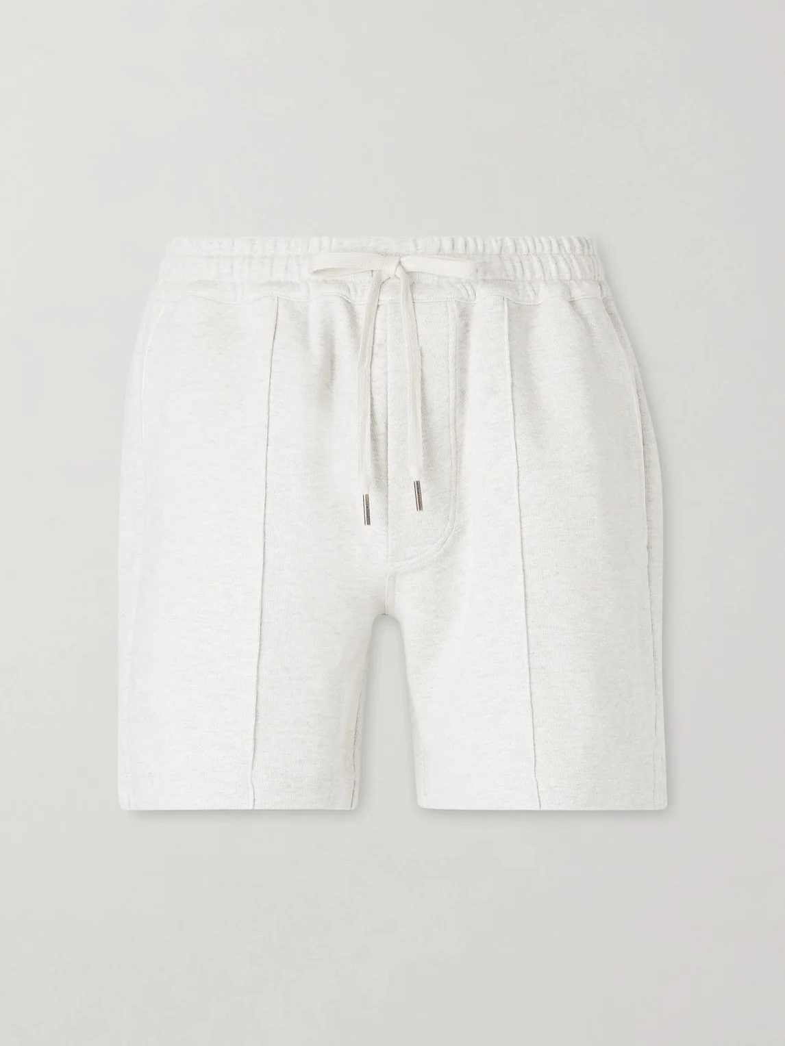 Cotton, Silk and Cashmere-Blend Jersey Shorts - 1