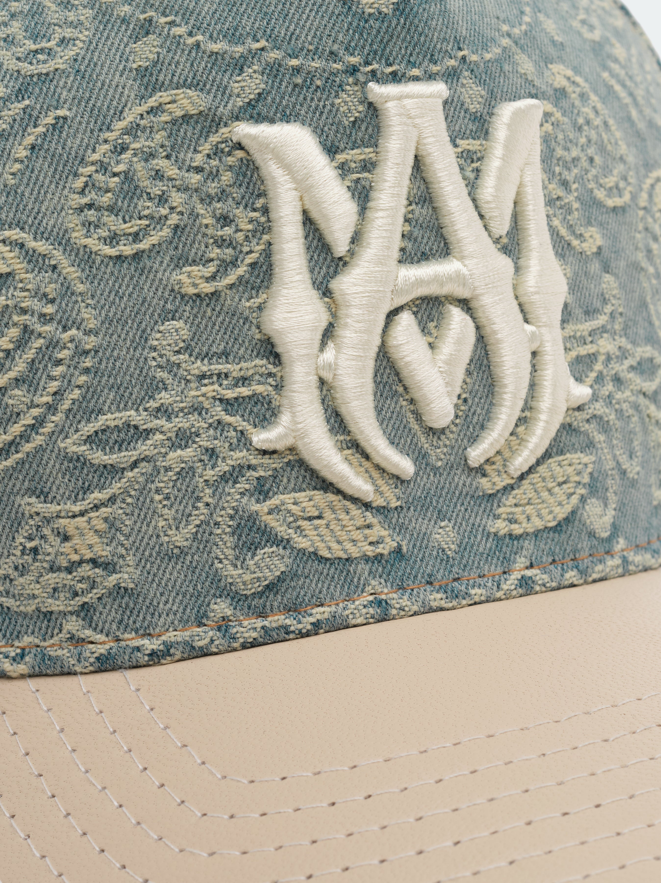 DENIM BANDANA JACQUARD HAT - 4