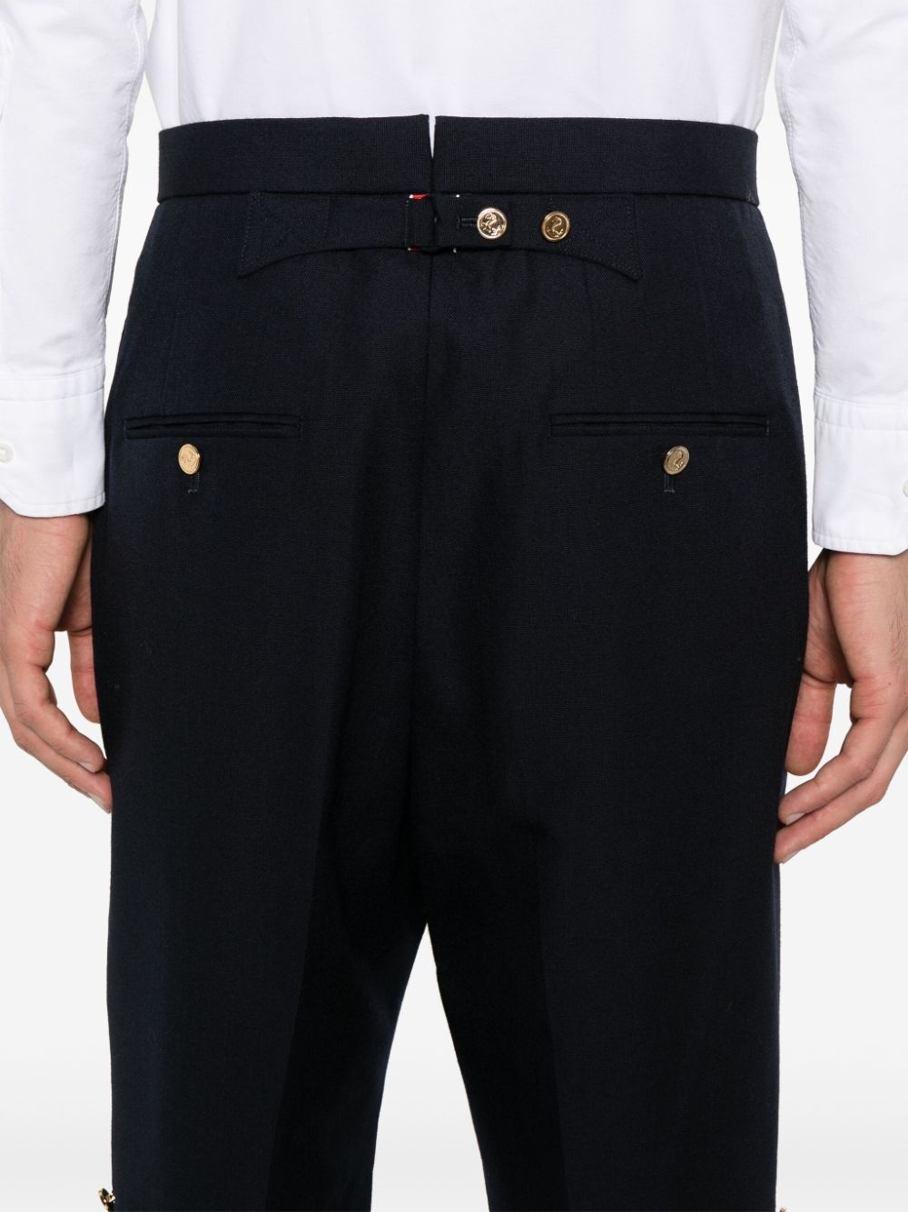 high-rise backstrap shorts - 5
