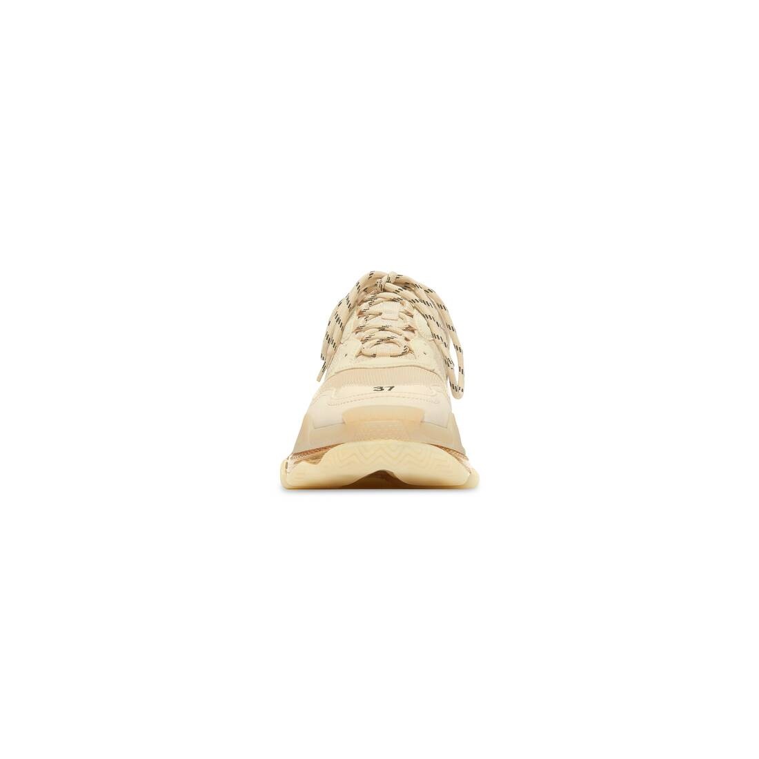 Women's Triple S Clear Sole Sneaker in Beige - 2