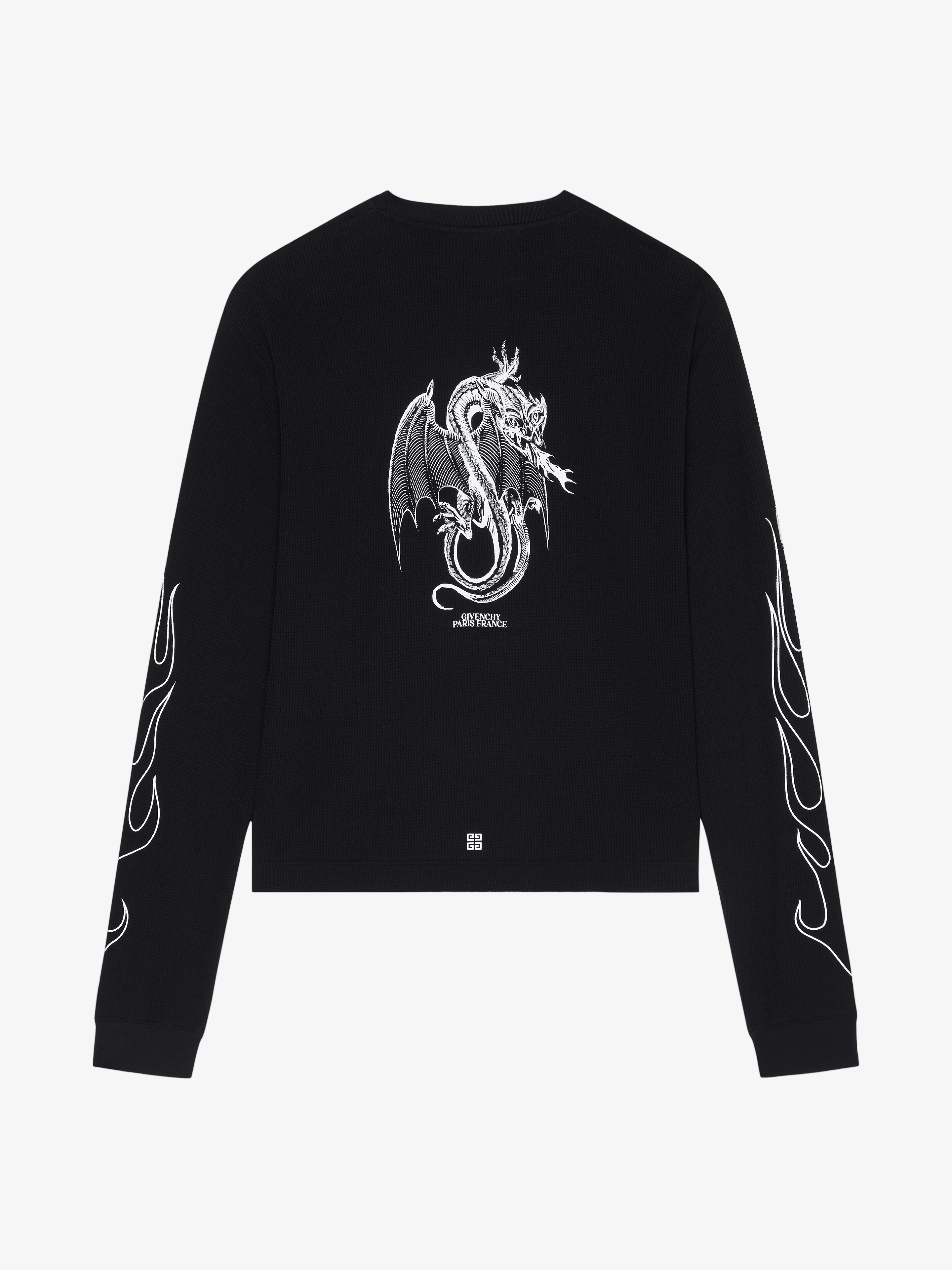 Tシャツ・カットソー Givenchy BM71KP3YHT BOXY FIT LONG SLEEVES T-shirt Buy Givenchy Boxy Fit Long-Sleeve T-Shirt 'White