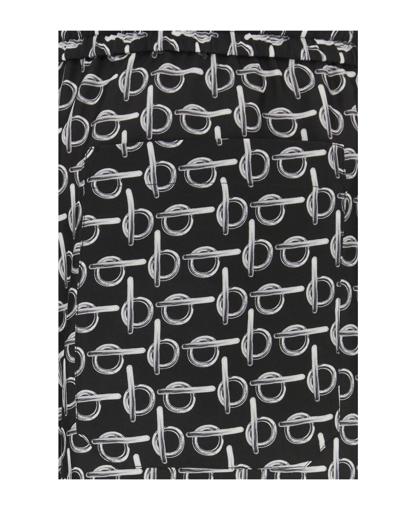 Printed Silk Bermuda Shorts - 3