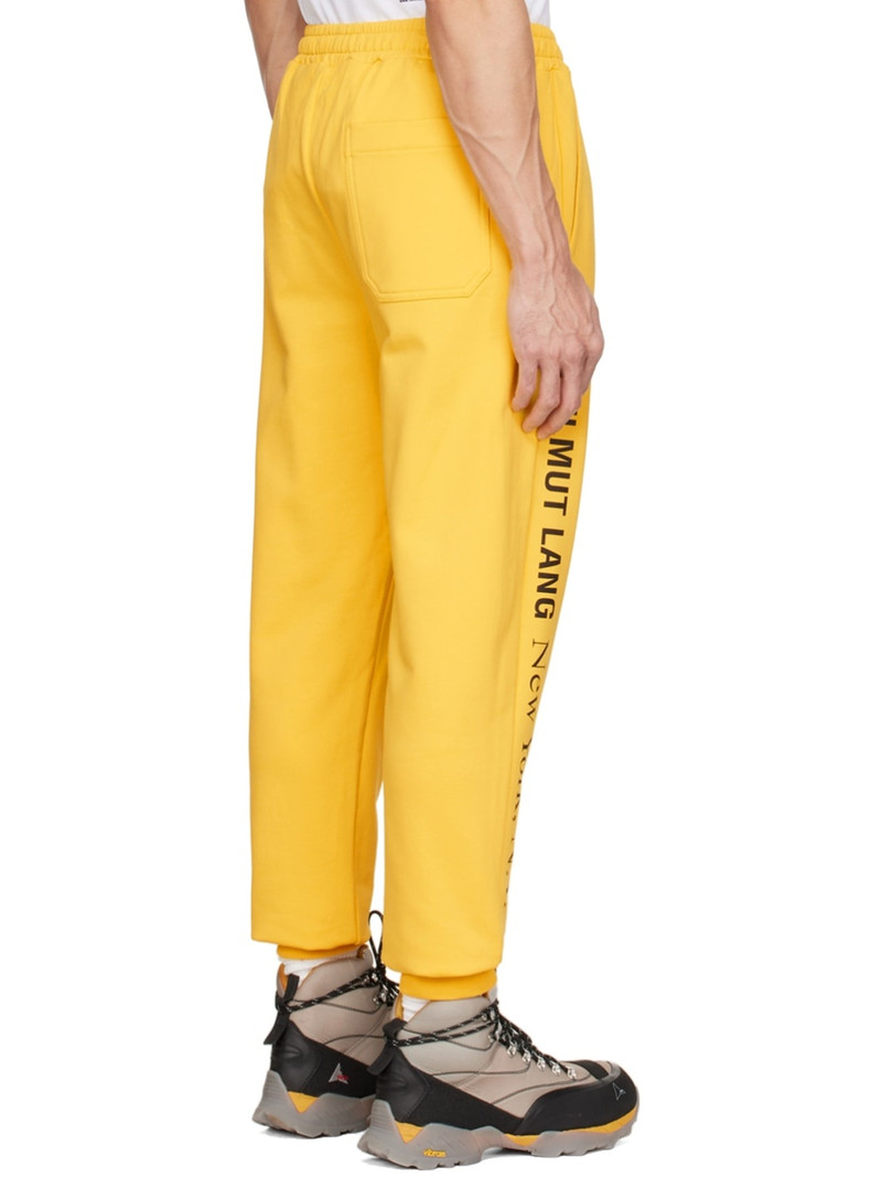 Yellow Cotton Lounge Pants 3