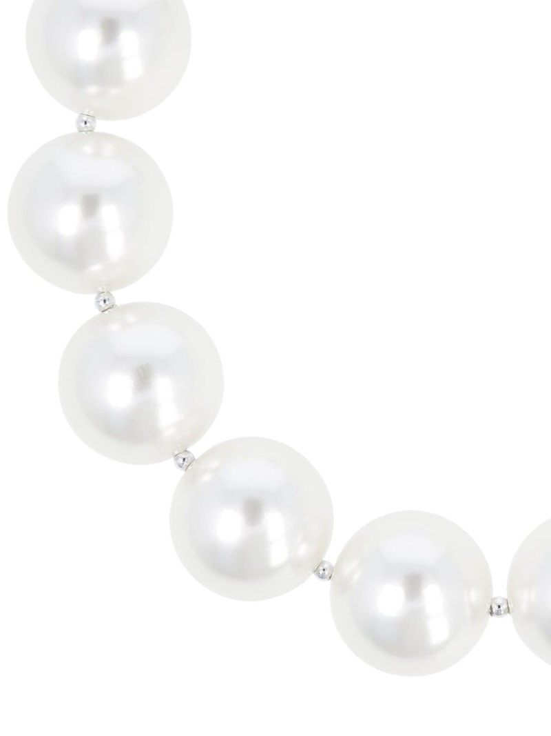 Faux pearl necklace - 3